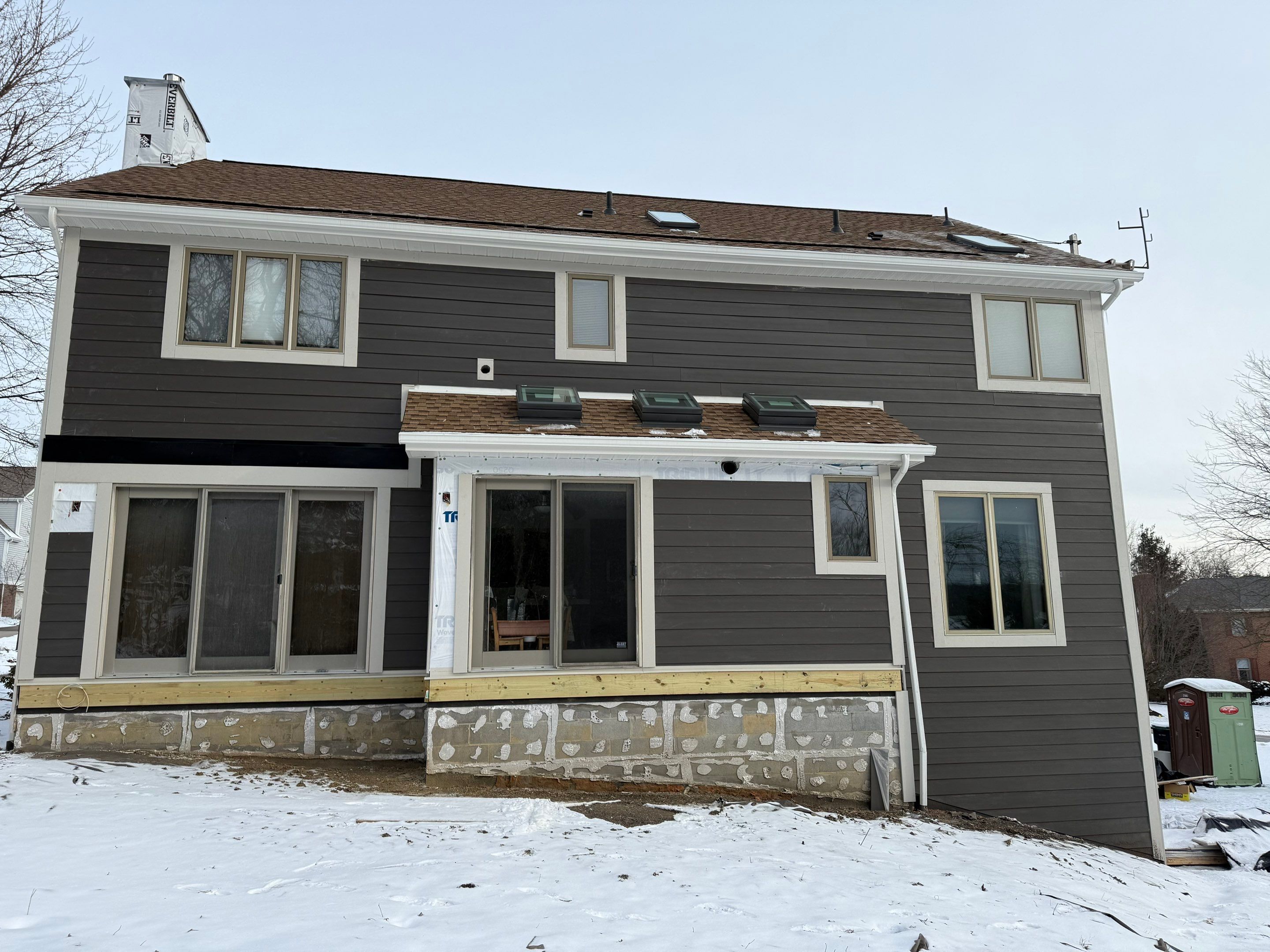 Full exterior remodel by Cousins Roofing Siding & Decks