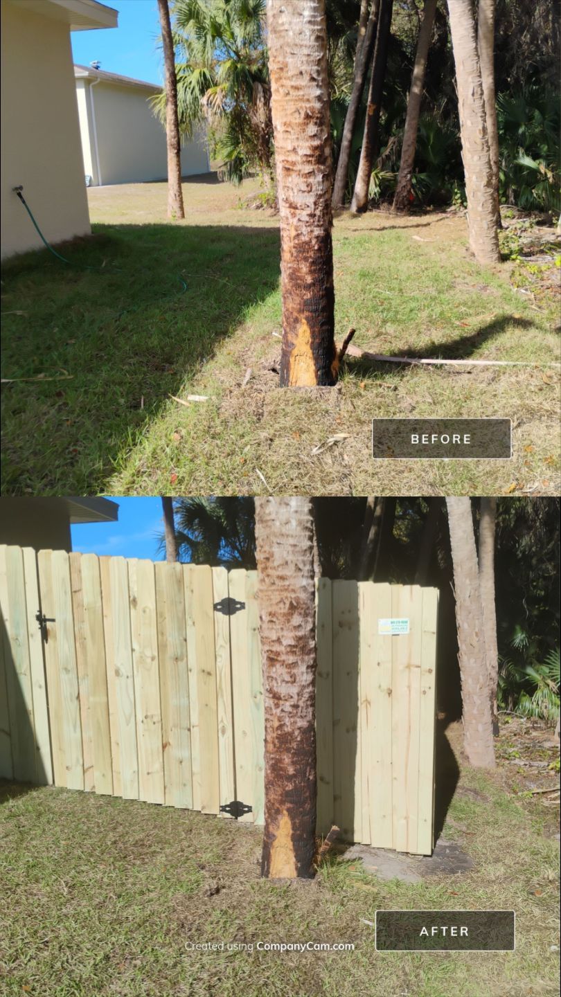Wood Project in North Port by True Fence LLC