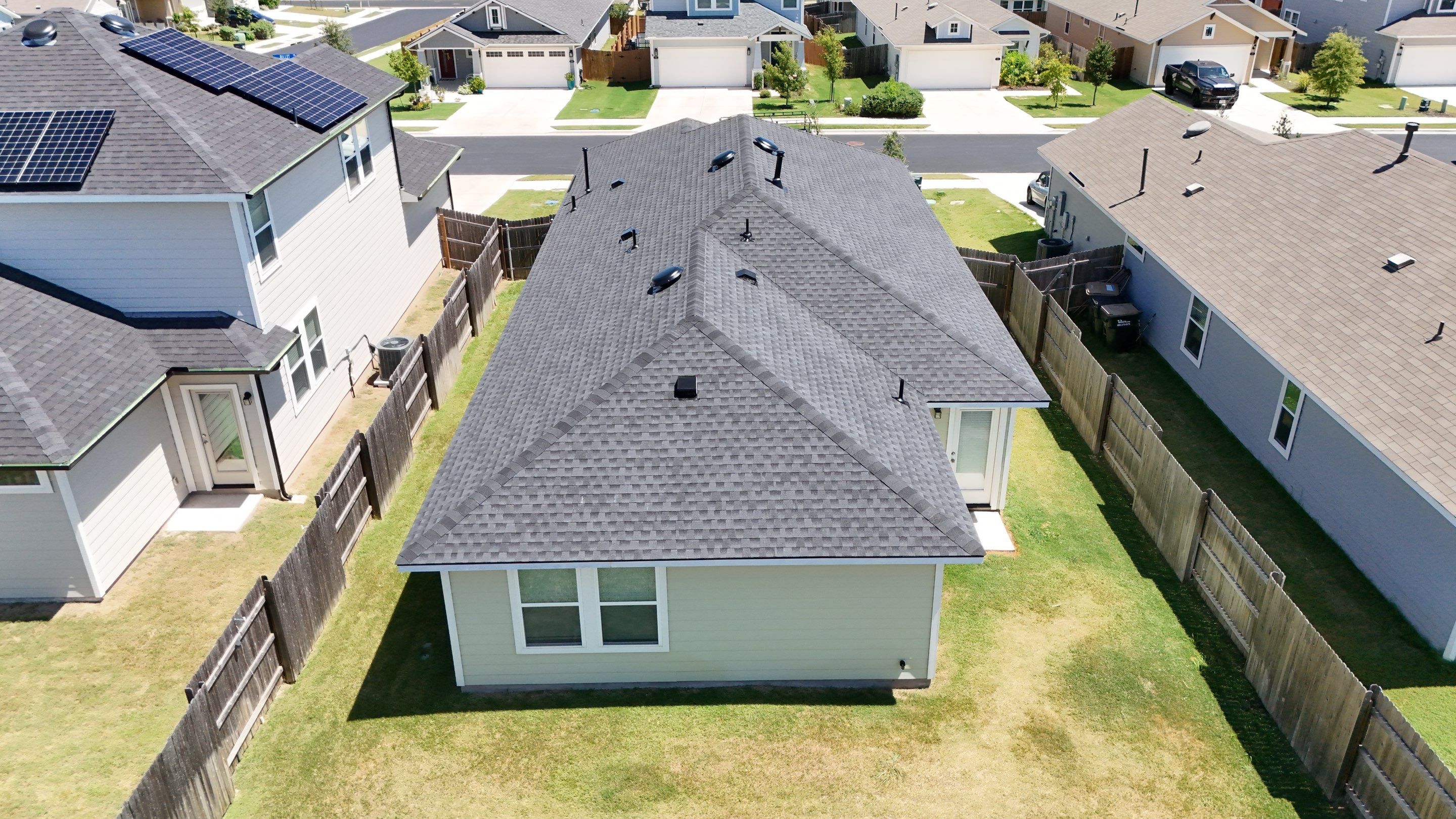Residential Roof Replacement using GAF - HDZ - Charcoal by Action Exteriors Austin