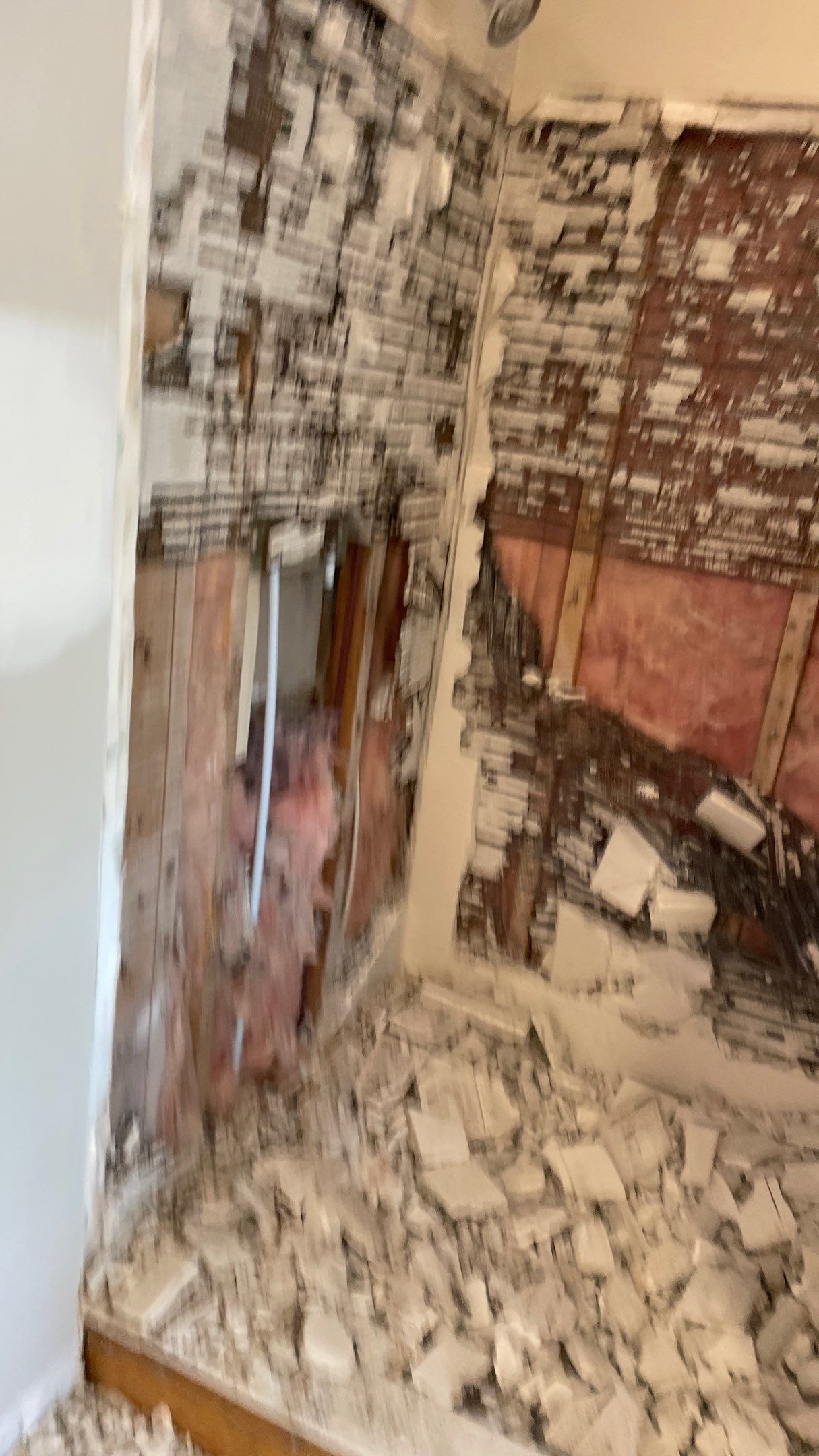 Bathroom Remodel with new Subway Tile Shower by Footprints Floors of Coastal Carolina