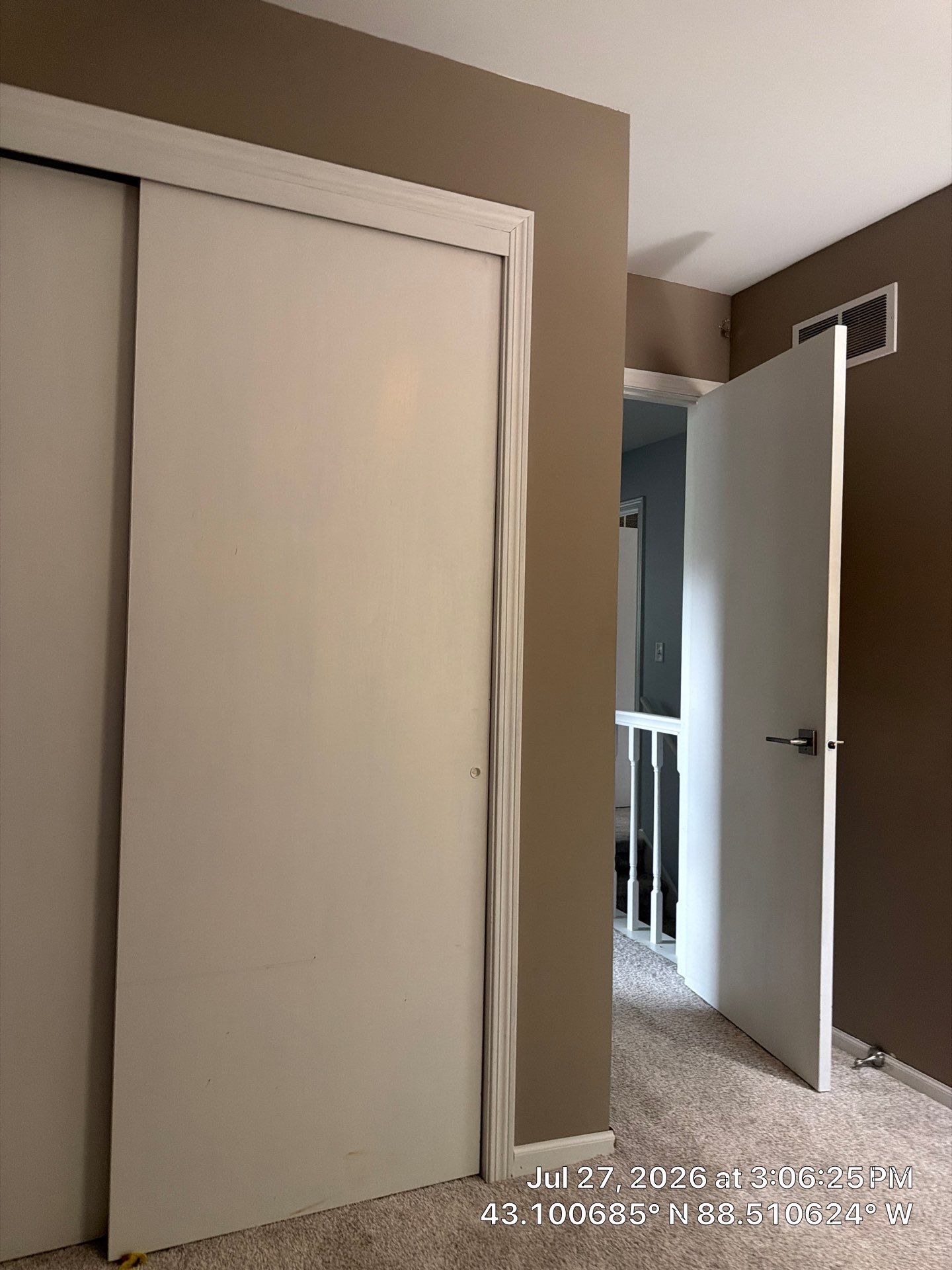 Interior Closet Door Replacement and Trim Work in Oconomowoc by CompanyCam Sales Demo
