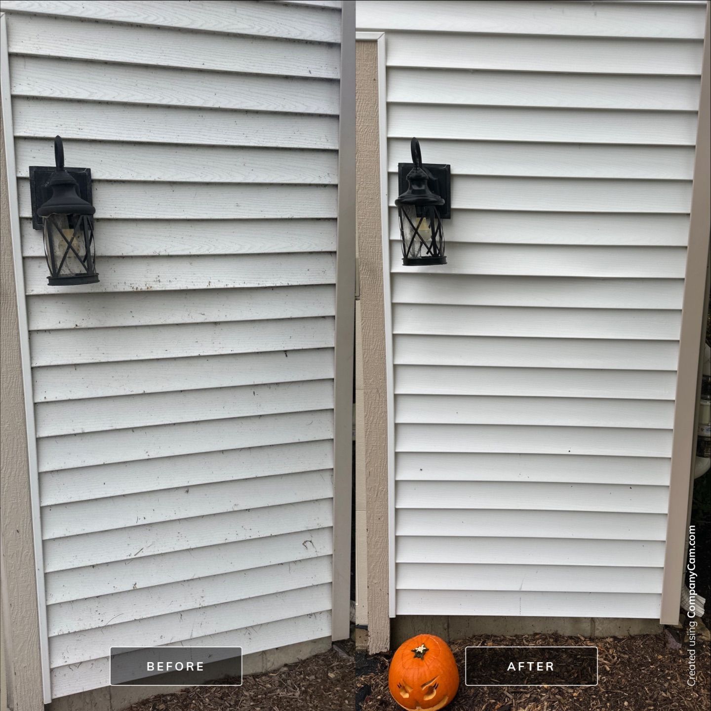 Project in Wonder Lake by Simmons Power & Soft Washing