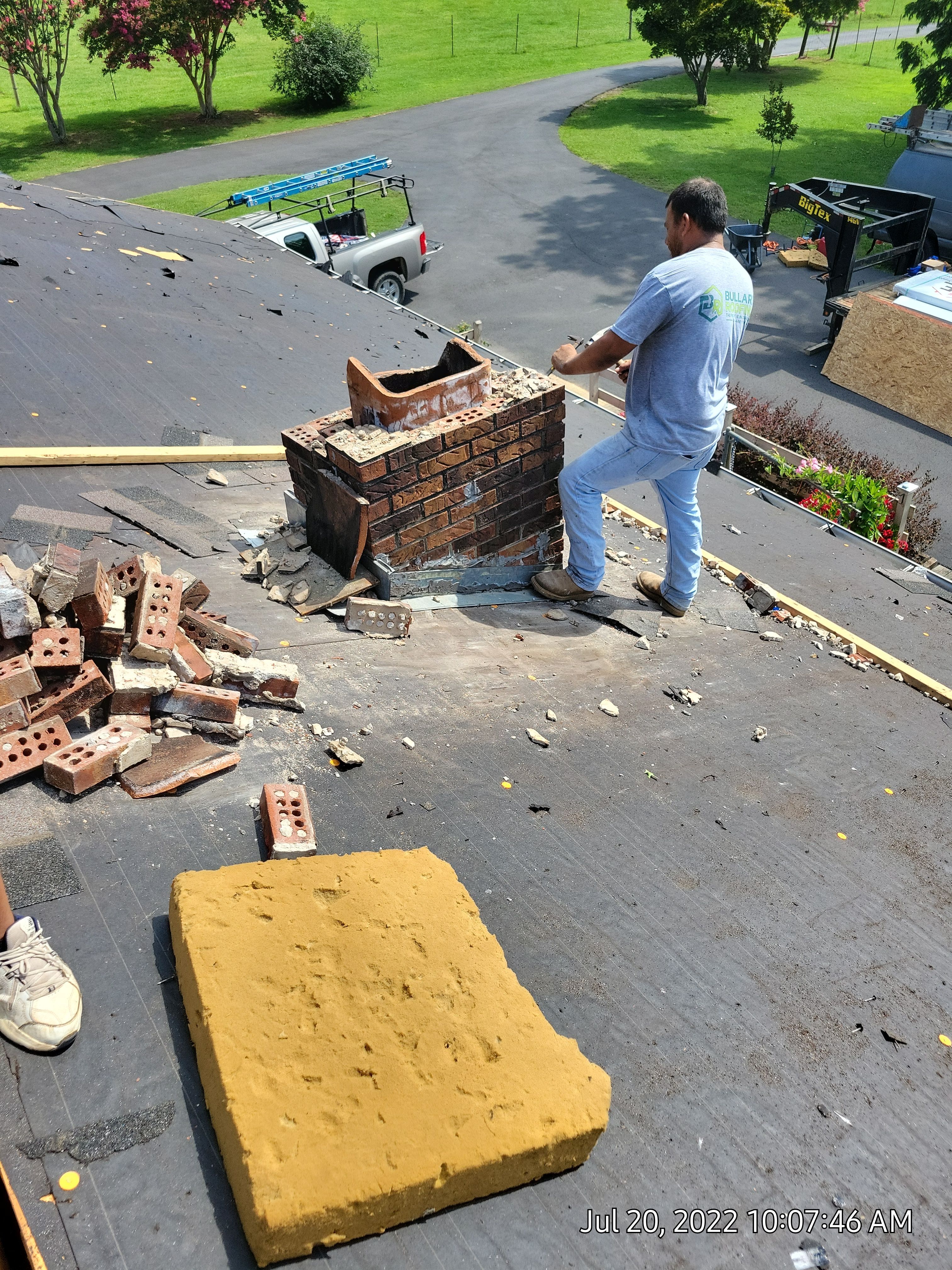 Residential Roof Remove and Replace using Low Rib Metal Roofing Panels by Bullard Roofing