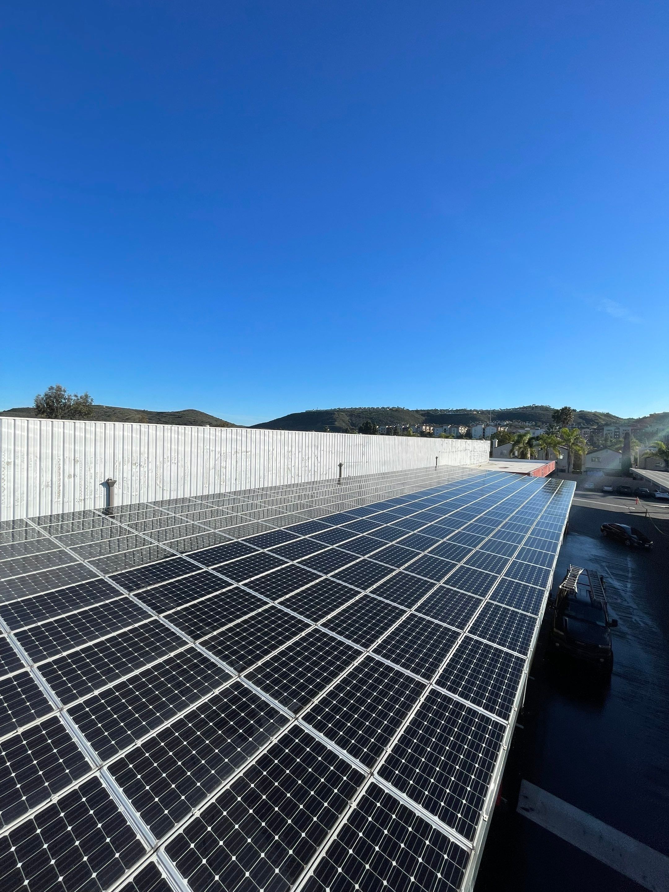 Commercial Solar Panel Cleaning by Palm Coast Solar Cleaning