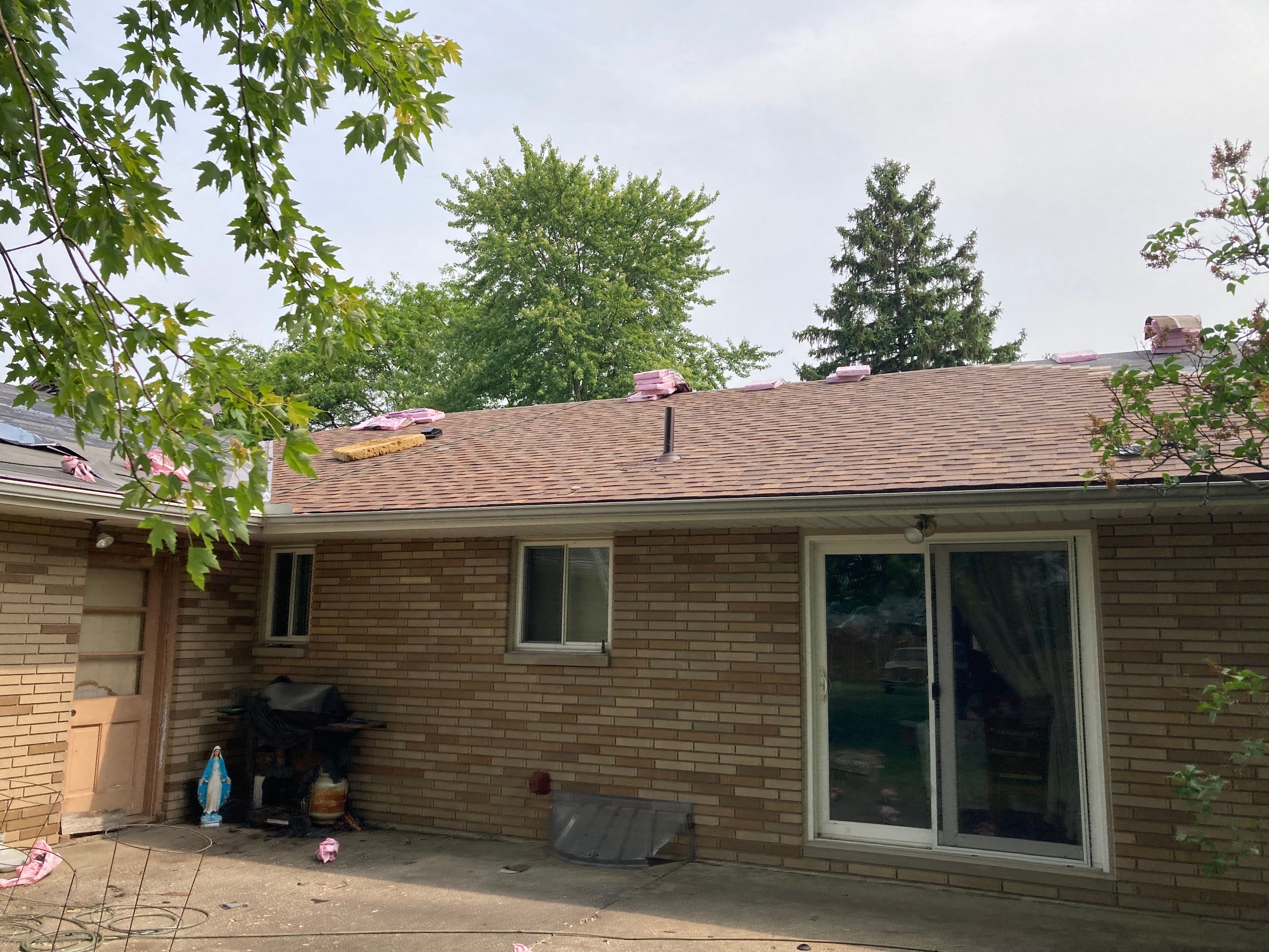 Residential Roof Replacement using Owens Corning, Desert Rose by Absolute Roofing and Construction