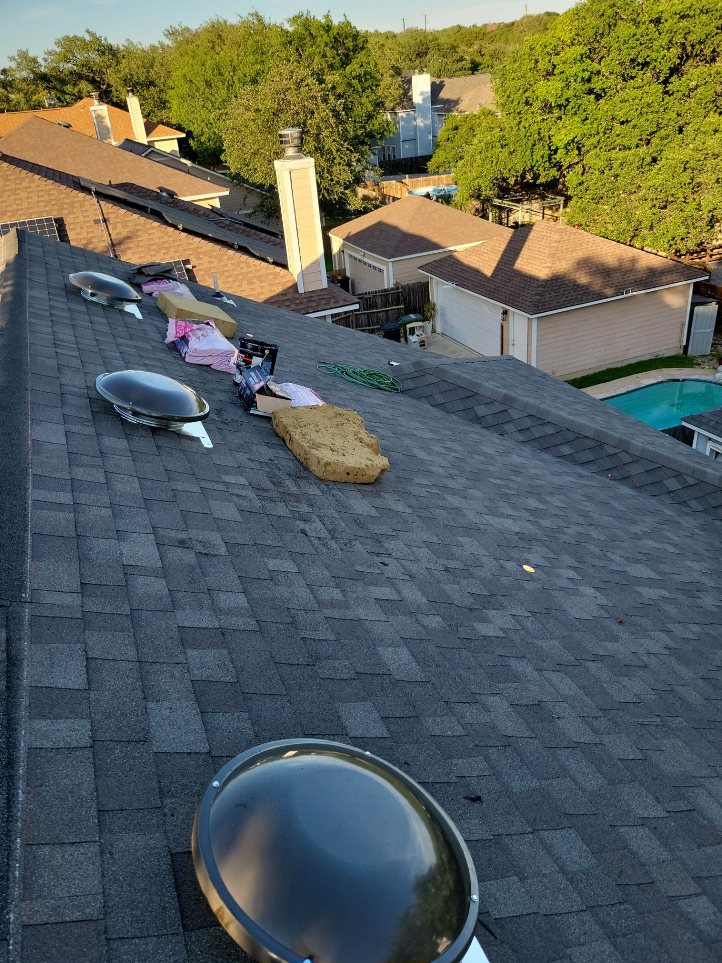 Complete Residential Roof Replacement and Exterior Siding Repairs in San Antonio by Heaven Sent Roofing, LLC