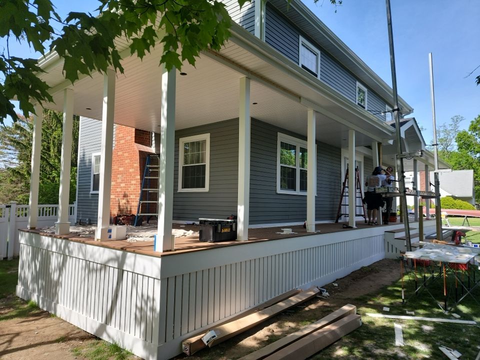 Siding Installation using James Hardie by UBrothers Construction