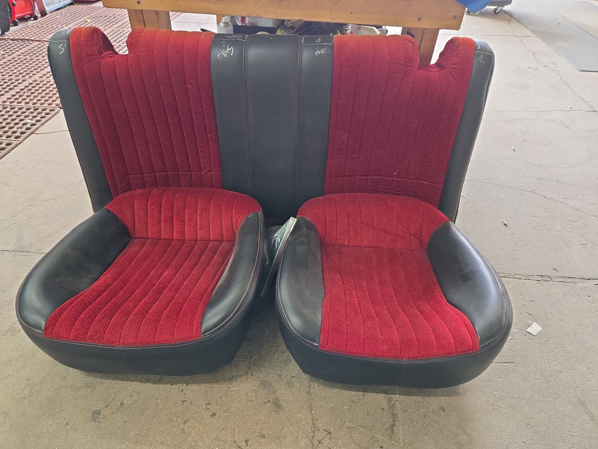 1966 Chevelle custom front & rear seats by Rocky Mountain Upholstery Co