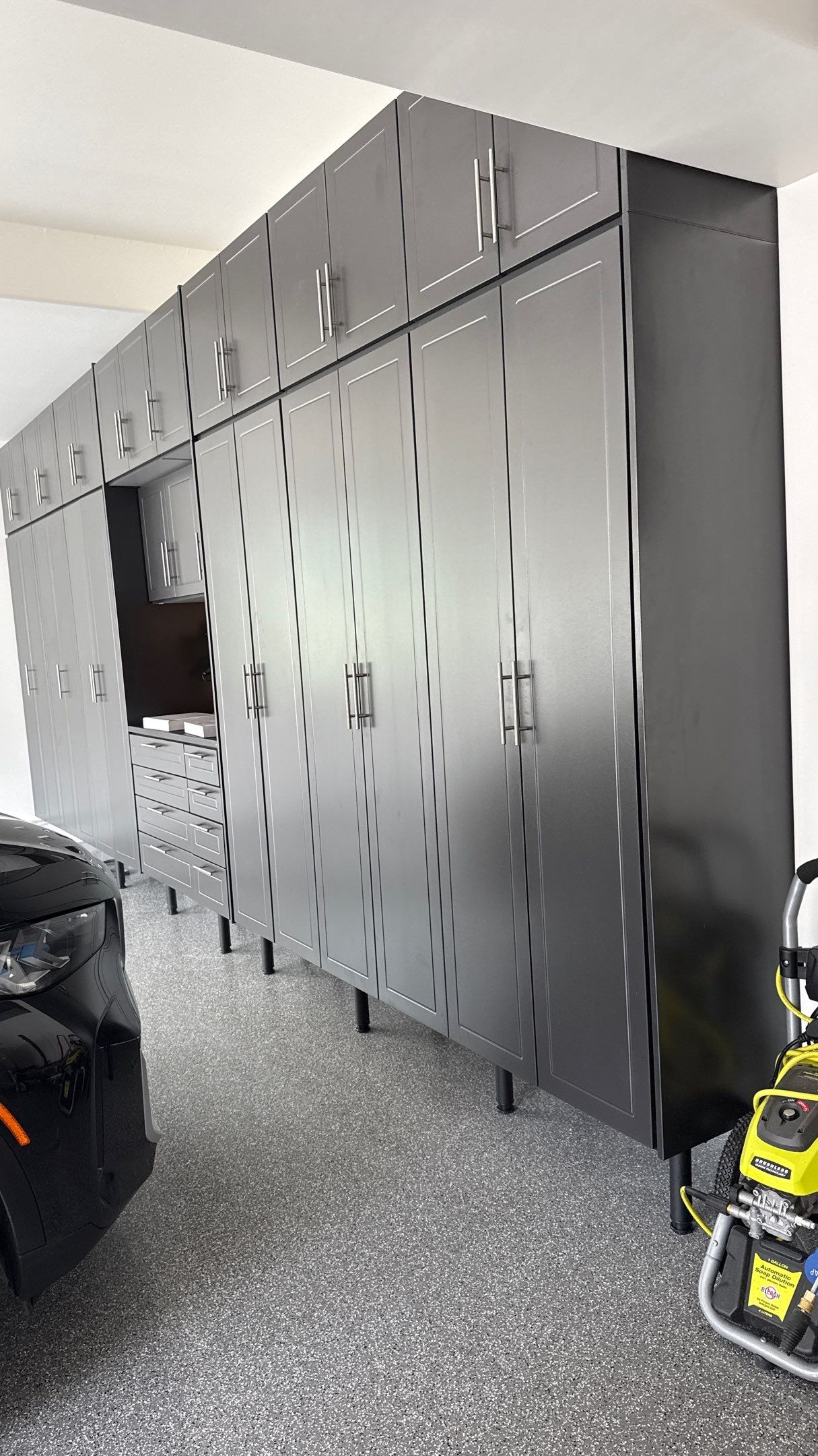 Custom Cabinet Installation in Mission Hills by Banner Garage