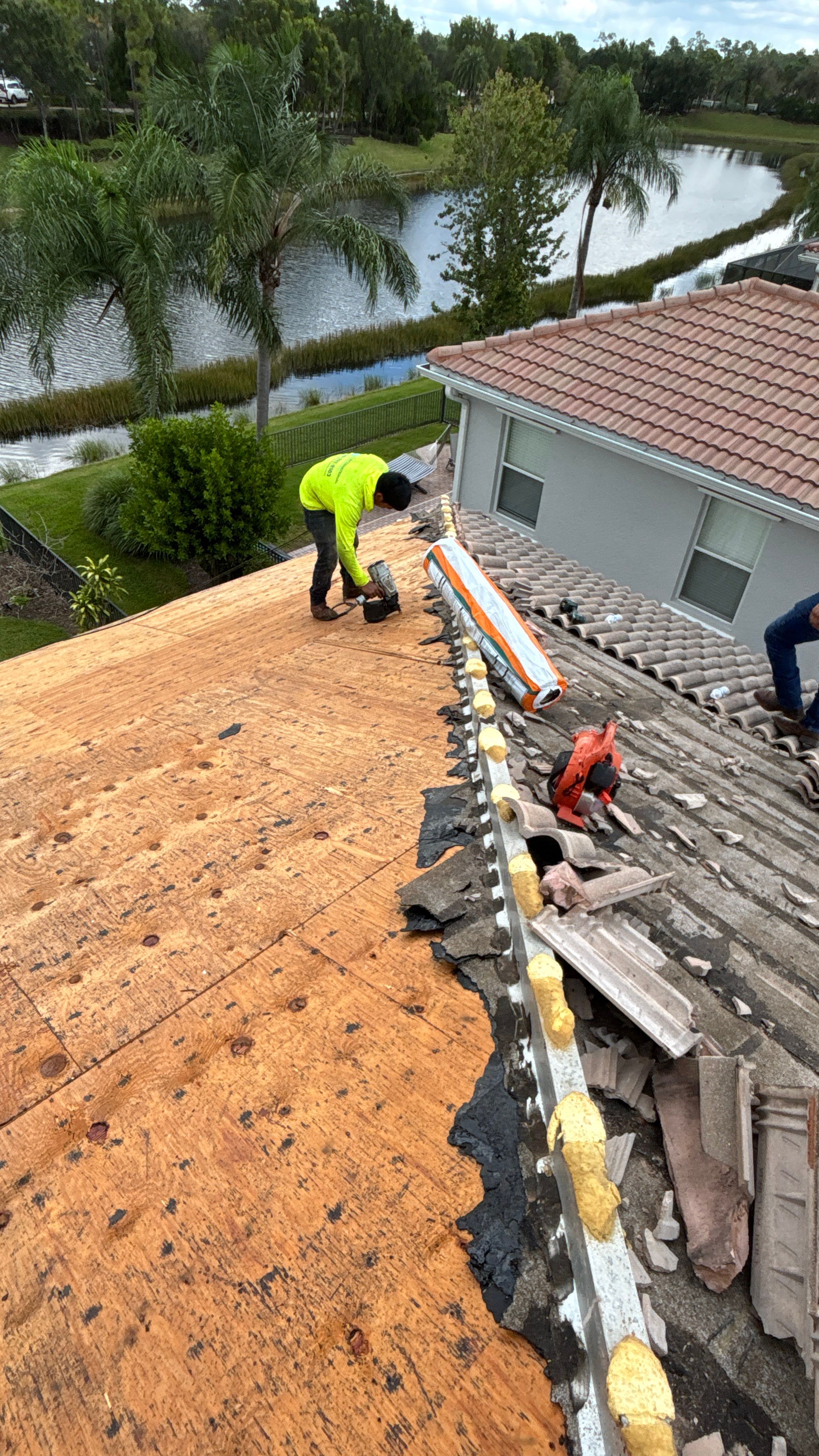 Residential Concrete Tile Install in Fort Myers, FL by International Roofing