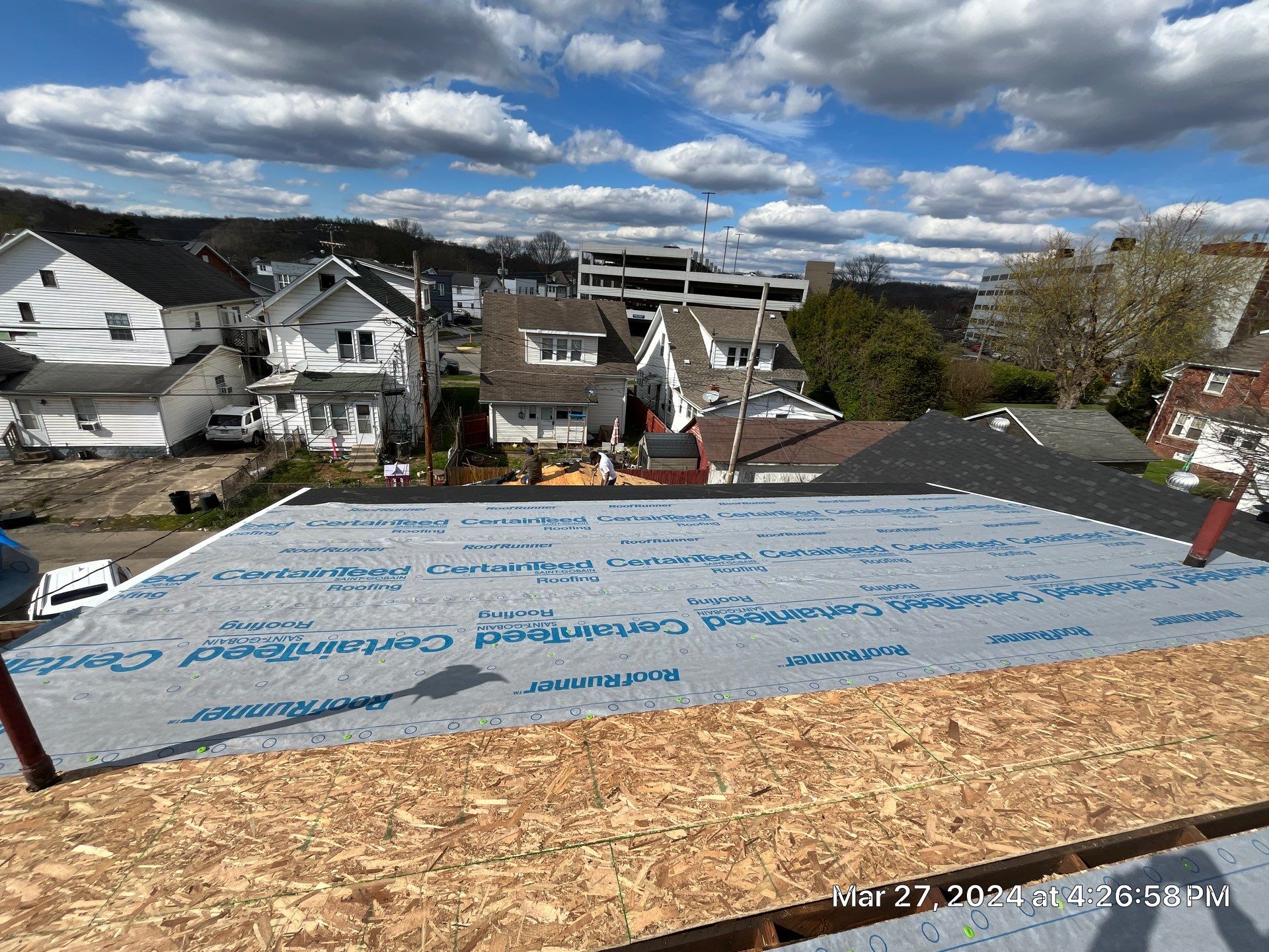 Residential Roofing Installation using Certainteed Landmark Pro Shingles by Fahey Roofing + Contracting
