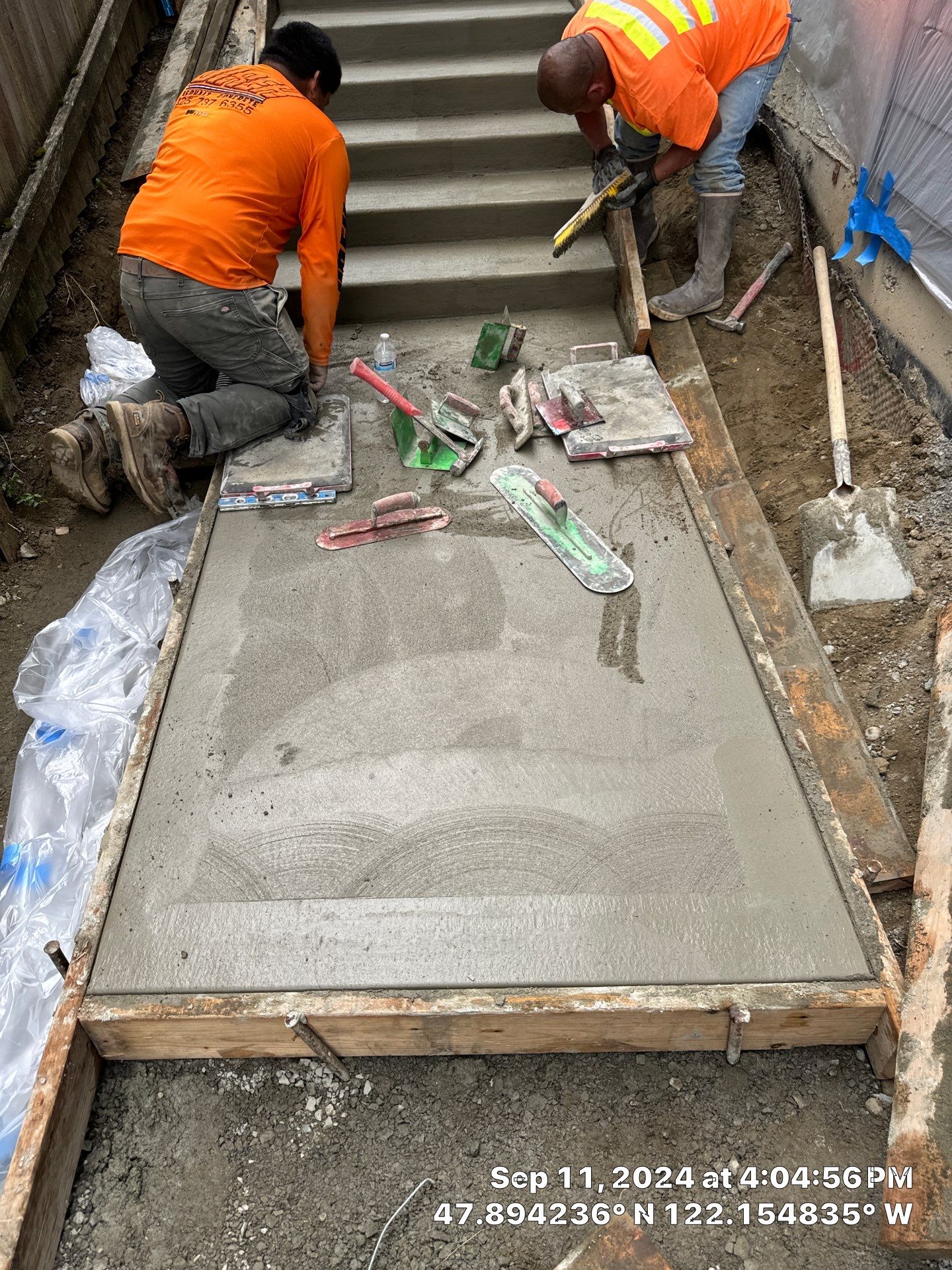 Jireh Outdoor Projects | Concrete Stair Repair and Retaining Wall by Jireh Asphalt & Concrete Inc 