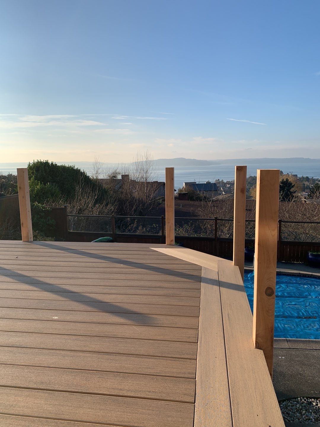 Alki Point - Glass & Azek by Alki deck builders 