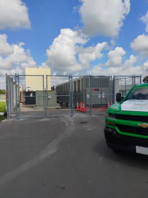 Secure Chain Link Equipment Enclosure Installation in North Port