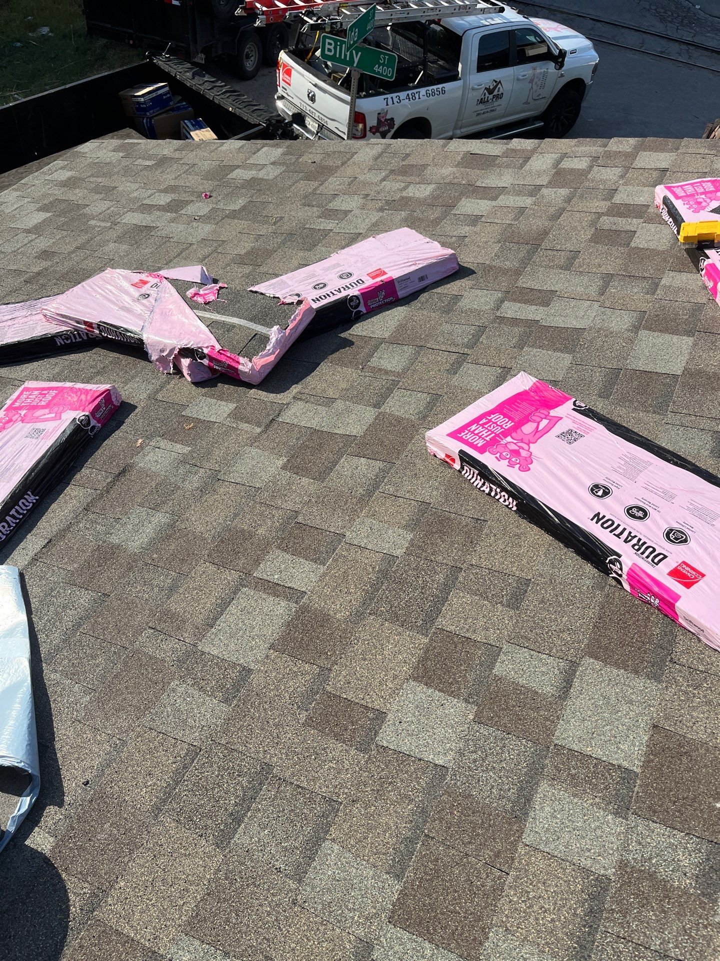 Residential Roofing Repair using Owen's Corning Duration (Lifetime) Shingles by Roof Repair Company
