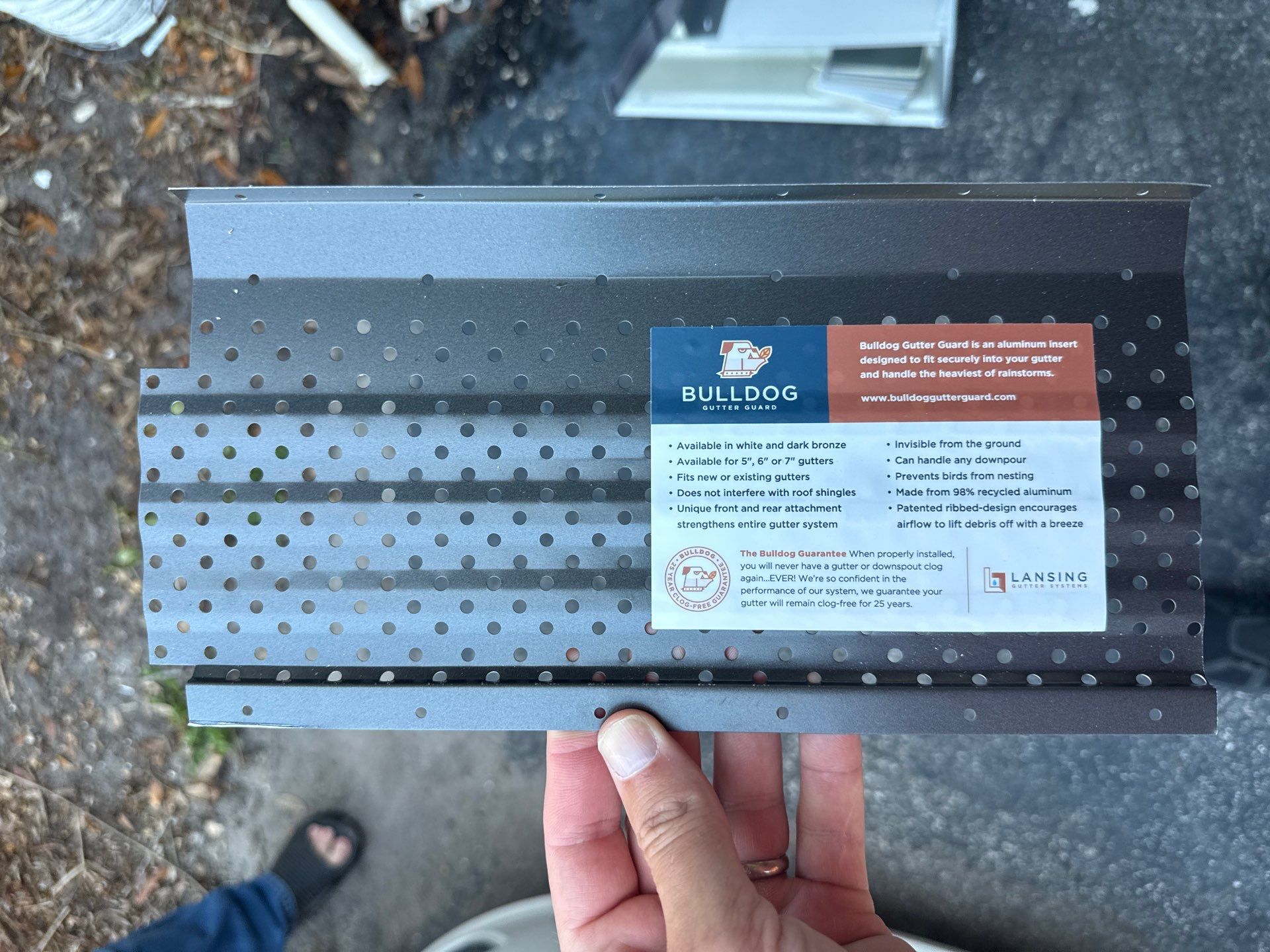 Leaf Guard using Gutter Guards in Tampa FL and New Seamless Gutters by Gutter Professors