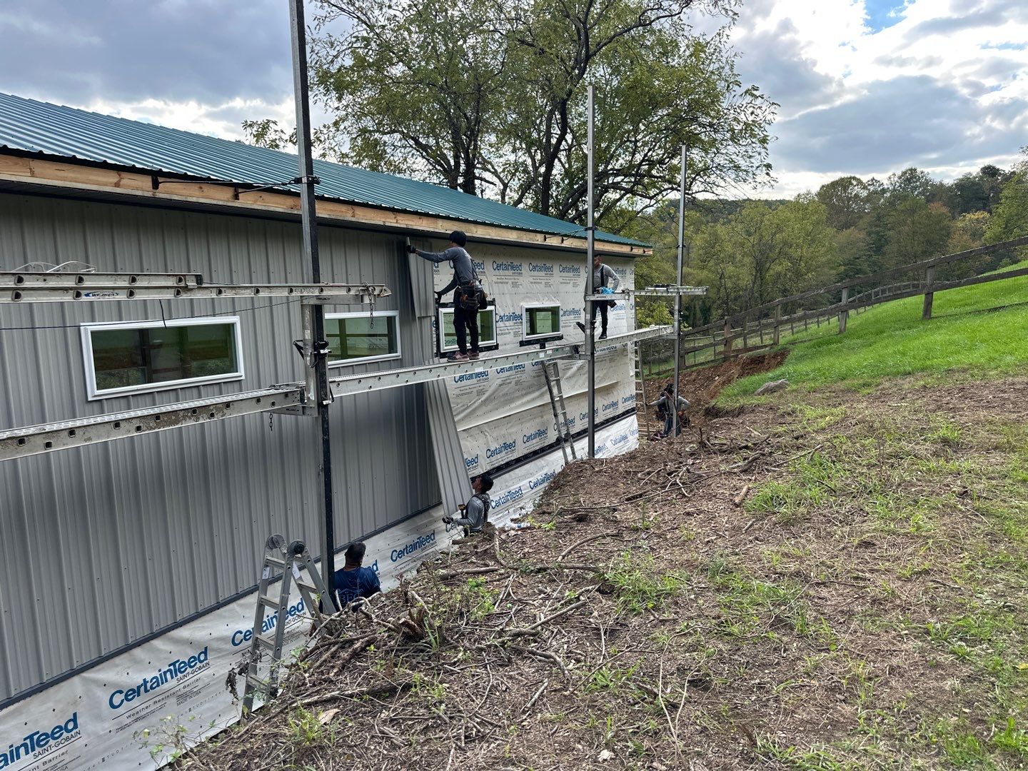 Large Garage Build by Bec Construction Llc
