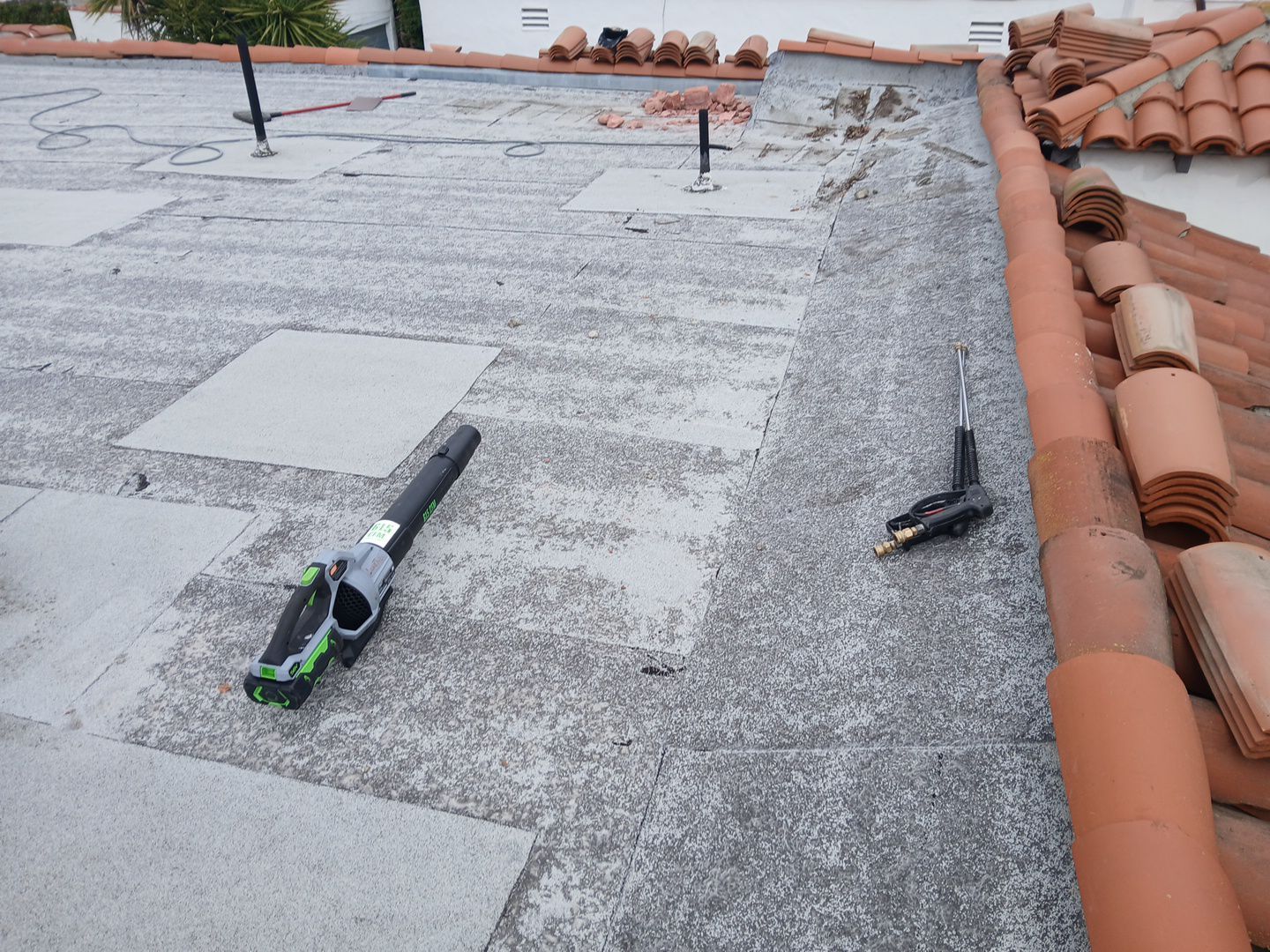 Tile Reset & Silicone Coating using American Standard Coatings Silicone-S by Hull Brothers Roofing