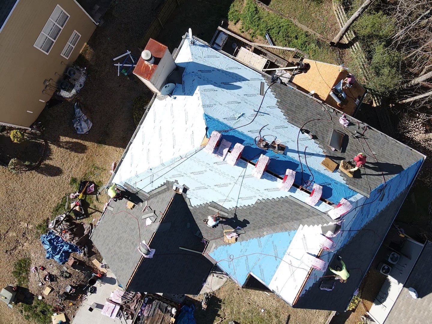 Residential Roofing Installation using Owens Corning by Inspector Roofing and Restoration