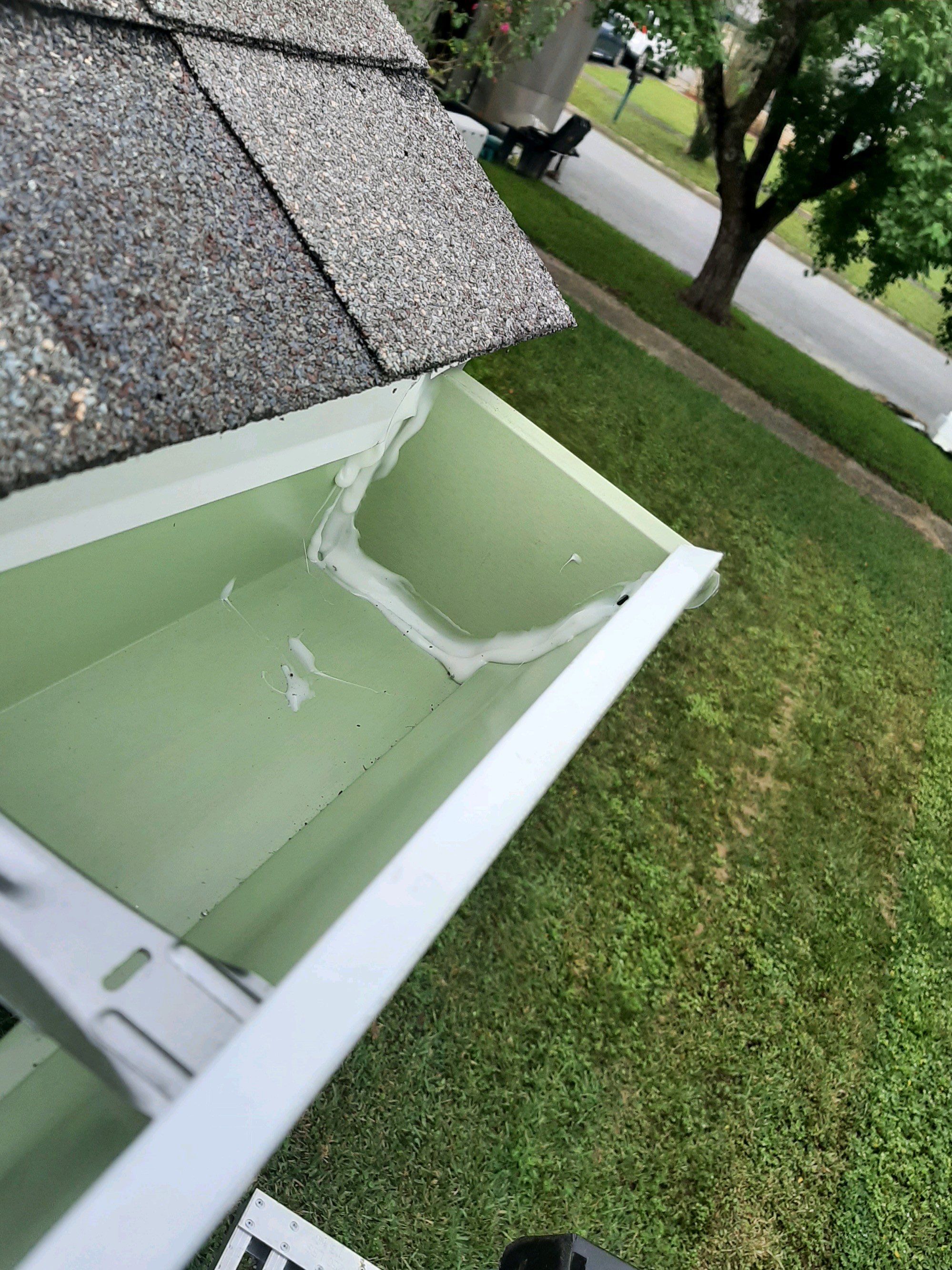 Gutter Installation using K-Style Seamless Gutters by Gutter Professors