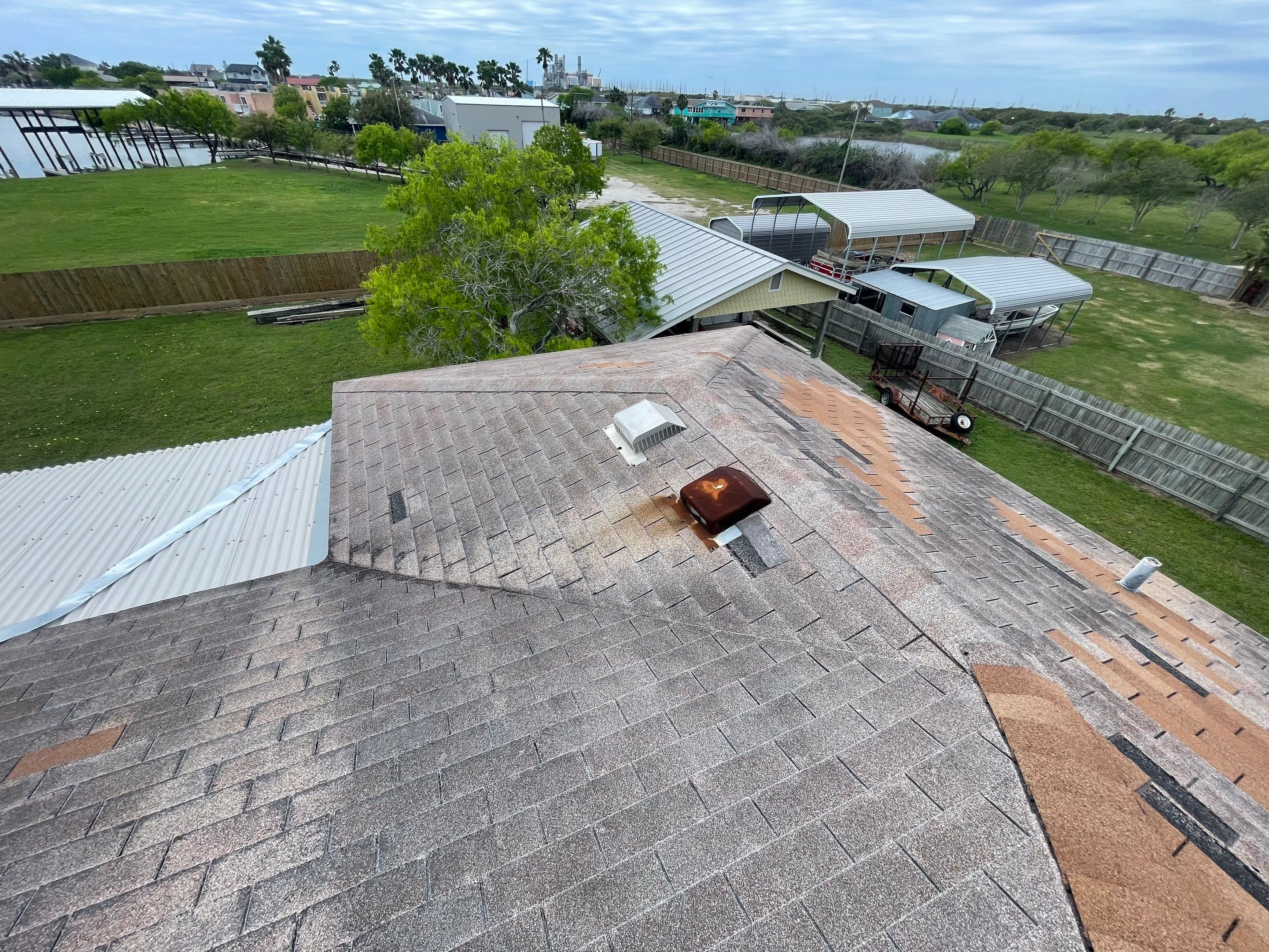 Residential Roofing Installation using IKO Cambridge Dual Gray by Lighthouse Roofing