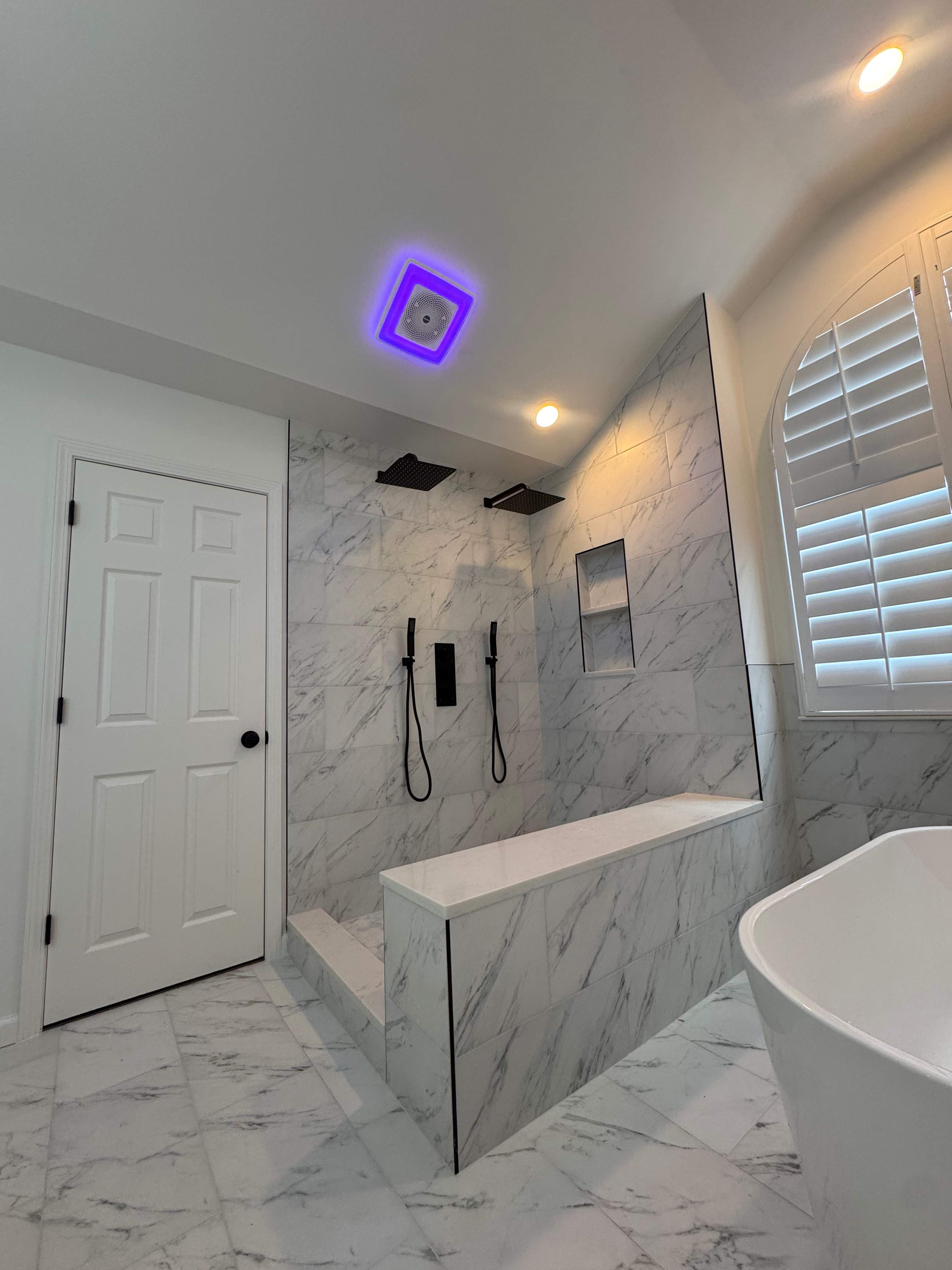Master bathroom renovation by Prudencio