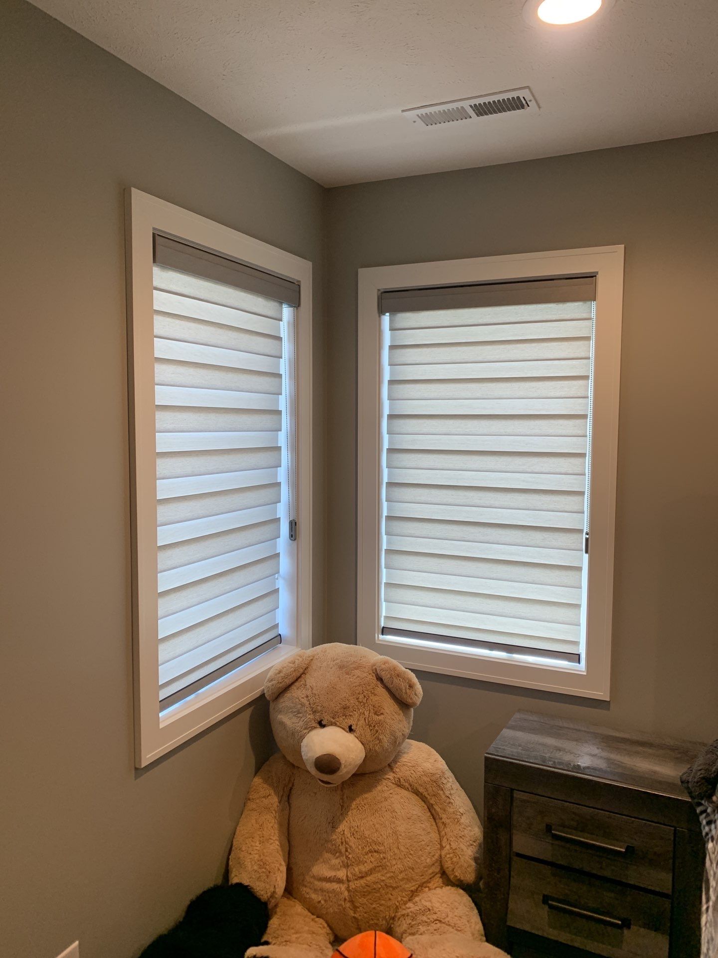 Residential Window Coverings using Banded Shades by Hunter Douglas by Custom Blinds & Design