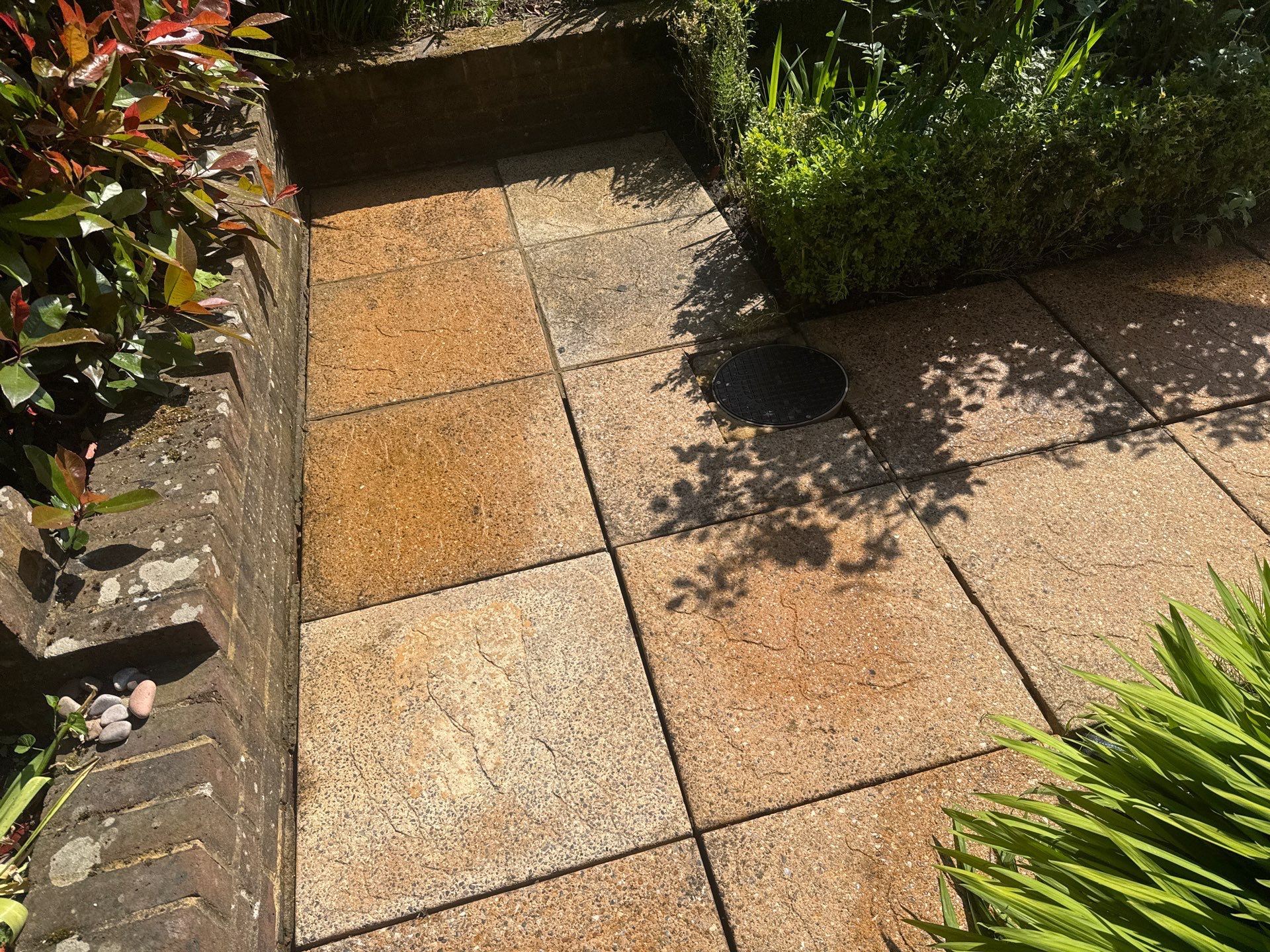 Patio Clean using 18inch Whirlaway FSC by Ges Exterior Cleaning ltd