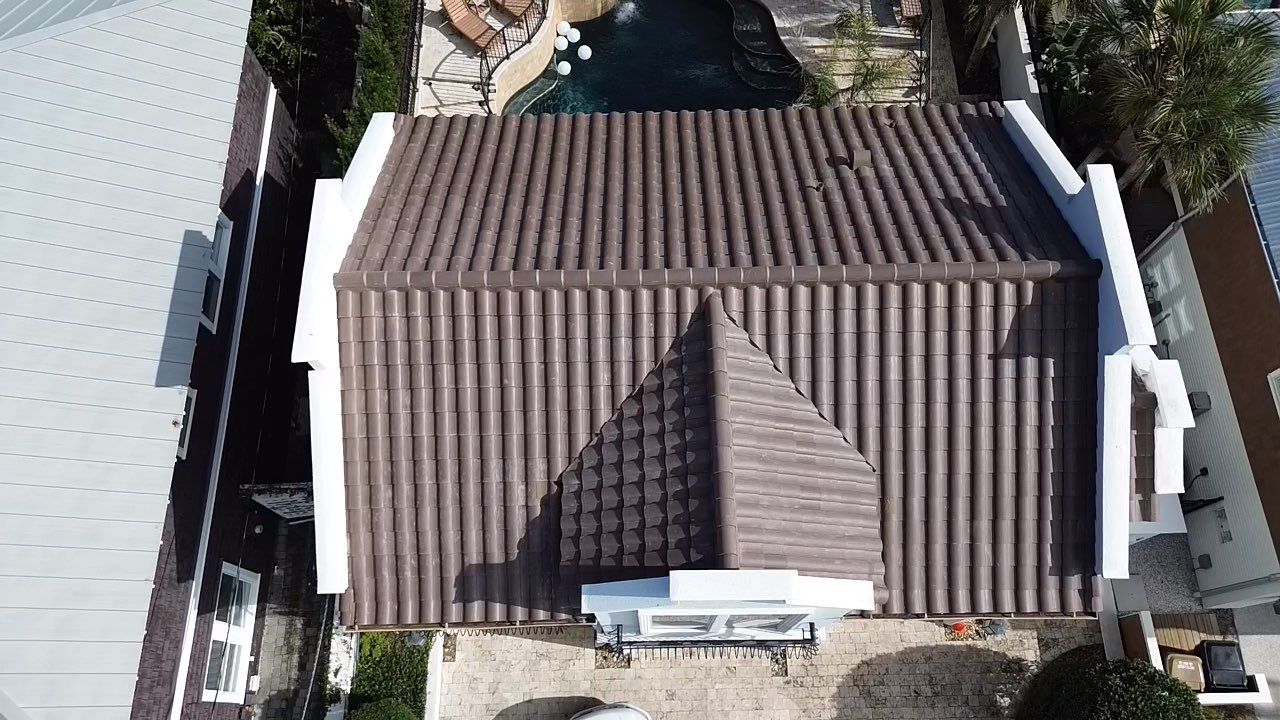 Residential Roofing Installation using Westlake Barcelona 900 Roof Tiles by Galaxy Builders, Inc.