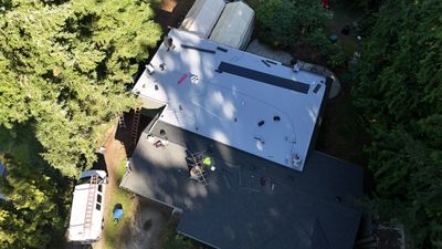 Residential Roofing Installation using GAF UHDZ Shingles