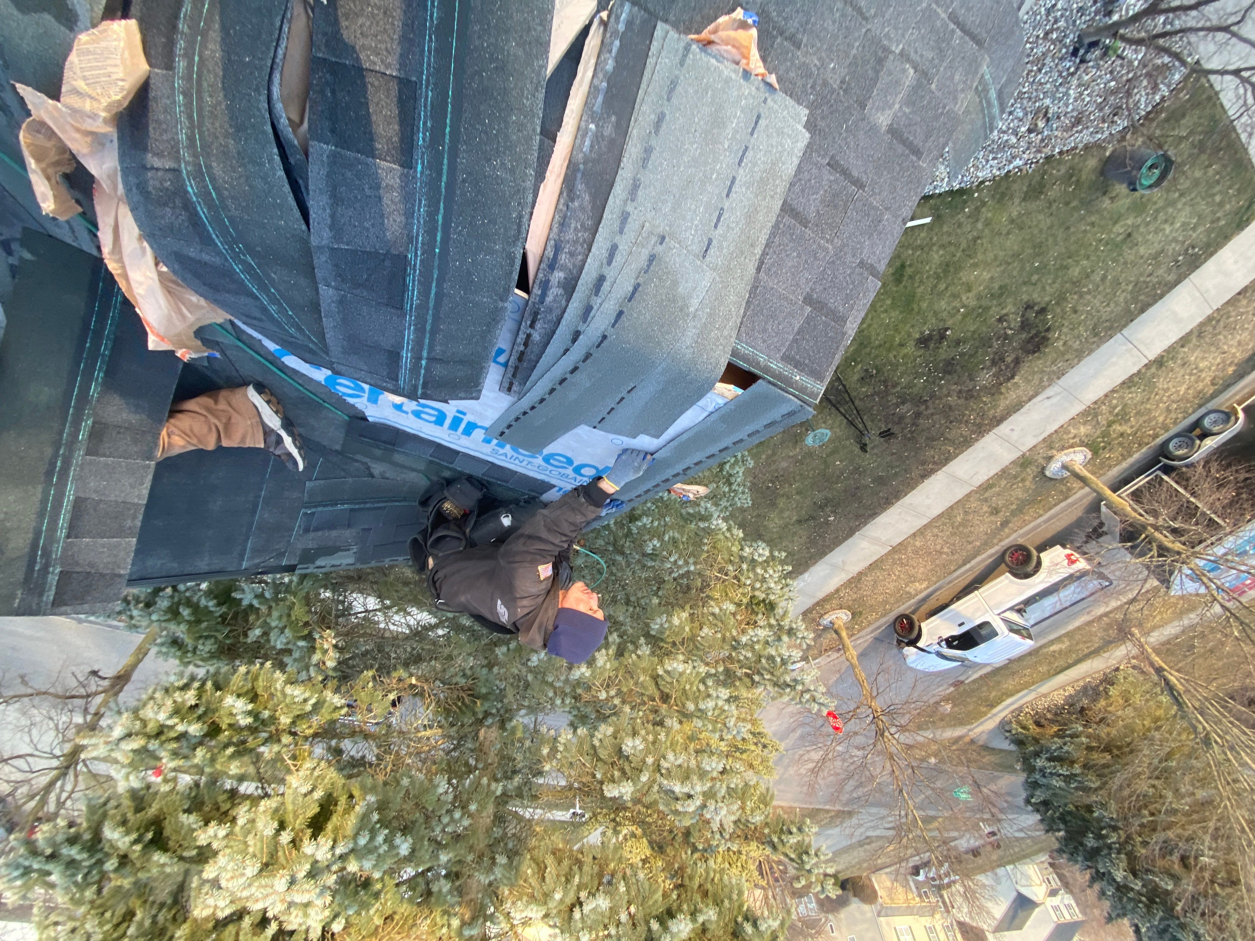 Roof Replacement using Certainteed Landmark Climate-Flex by 180 Contractors