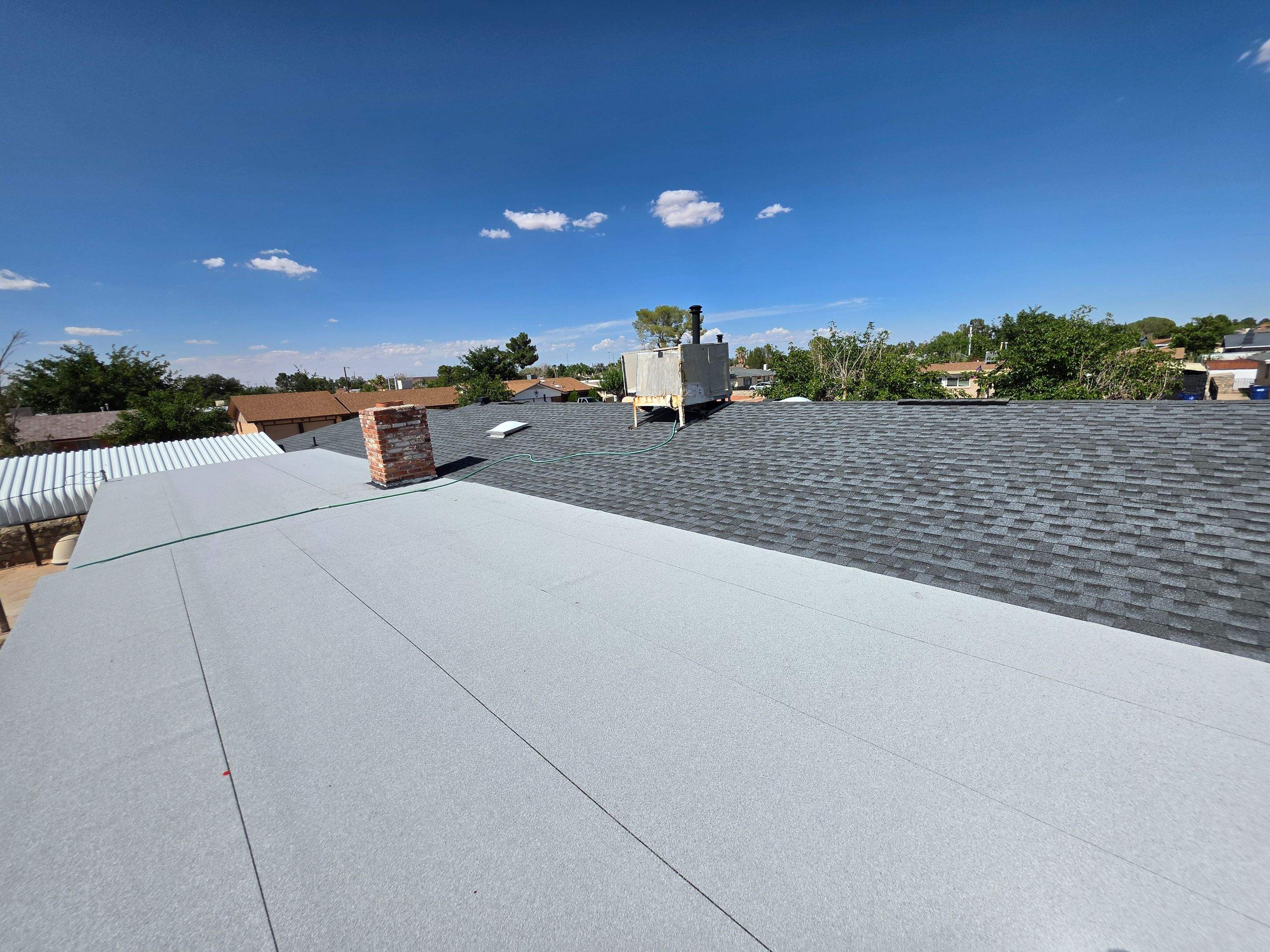 Architectural Shingle Roof Replacement and Decking Repair in El Paso by Berry Good Roofing