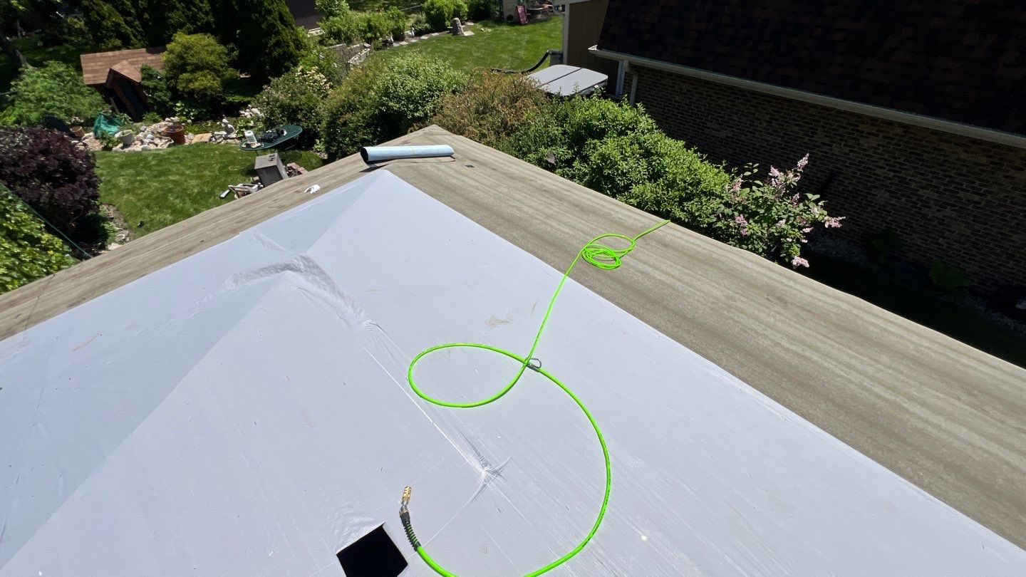 Architectural Shingle Roof Replacement on Darien Brick Residence by Pro Home Services Inc