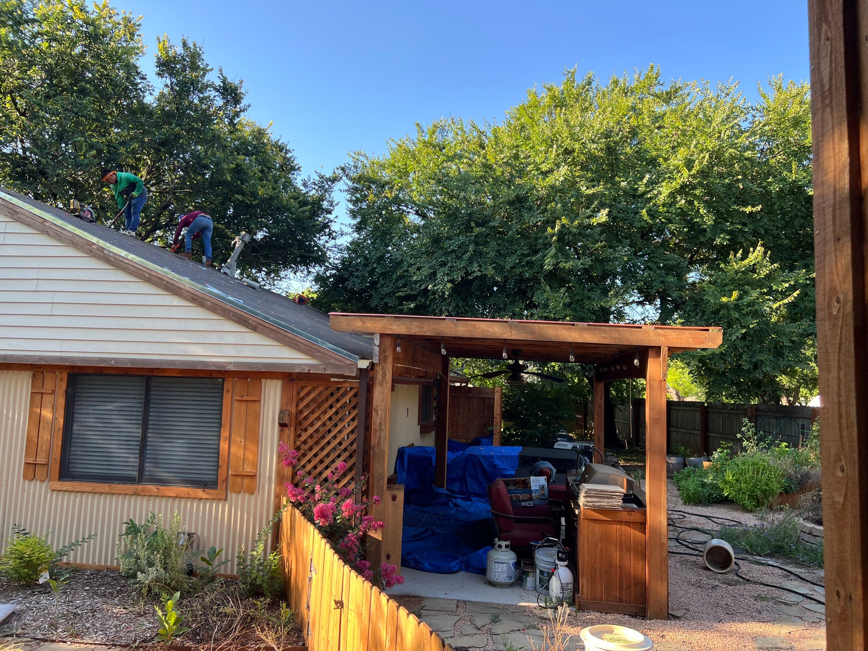 Project in Granbury by Lonestar Roofing and Restoration LLC.