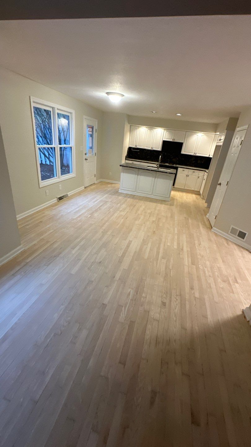 Hardwood Refinishing Project in Canonsburg by Floors in a Day, Inc