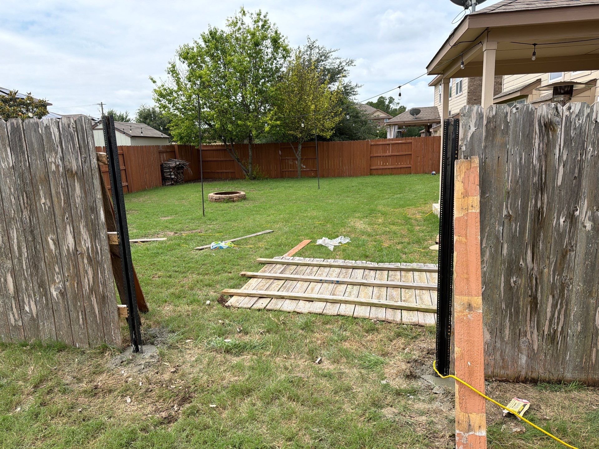Project Spotlight: Upgrading Rotted Wood Fence Posts to Lifetime Steel by Rhino Home Care