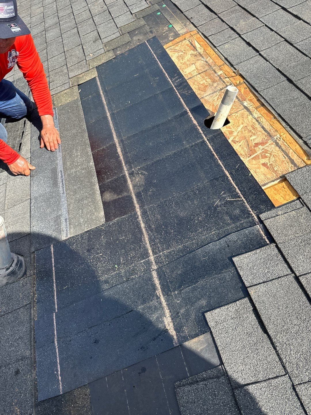Hail Damage using Owen's Corning Duration (Lifetime) Shingles by Roof Repair Services LLC