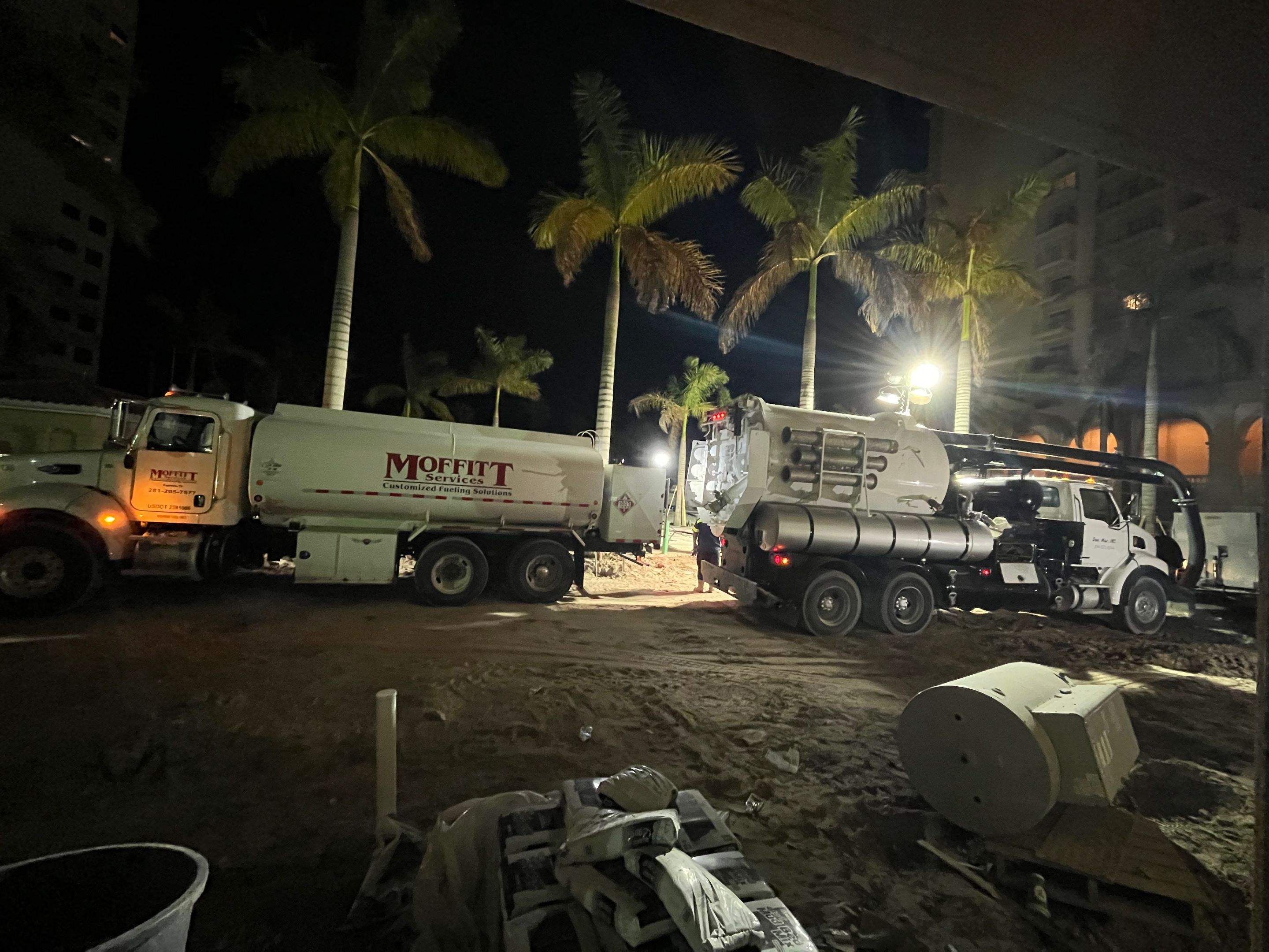 Ritz-Carlton S. Pool Deck & S. Service Rd Drain Cleaning by APS Power & Water