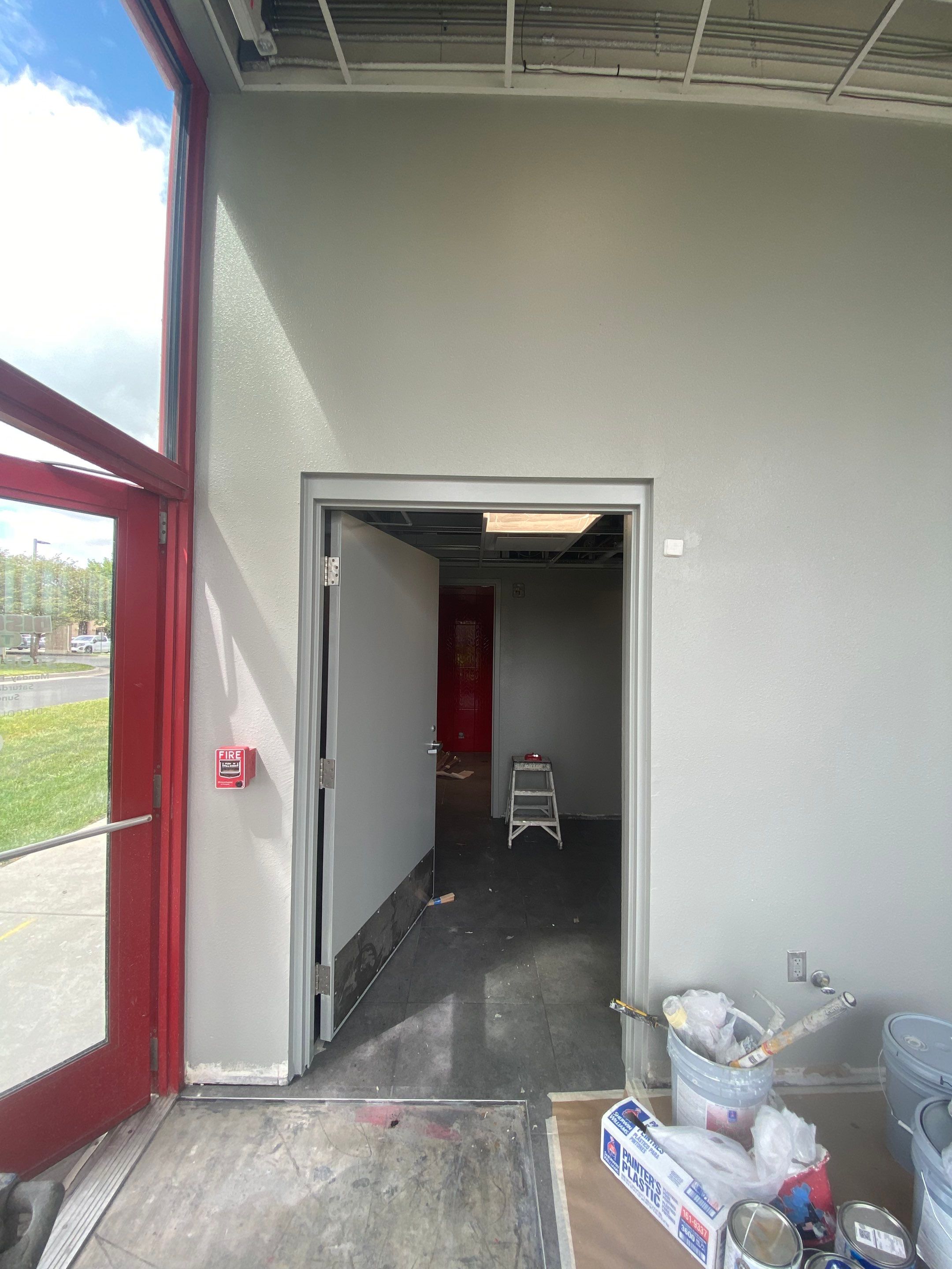 Commercial Interior Repaint for Remodel of Discount Tire in Wichita, KS by Midwest Paint LLC
