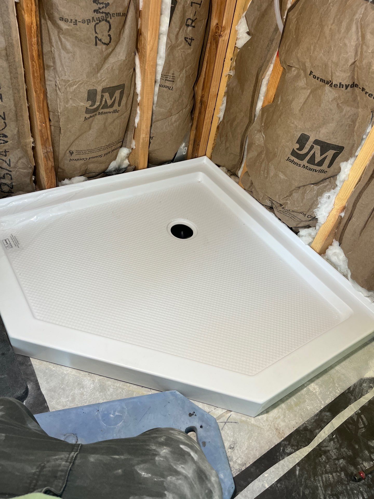 Installing Shower and New Piping by Us Plumbing 