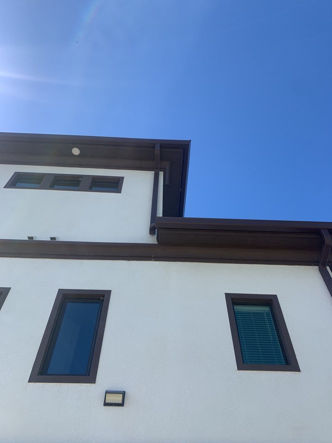 Brown Seamless Gutters using Royal Brown in Fort Myers FL by Gutter Professors