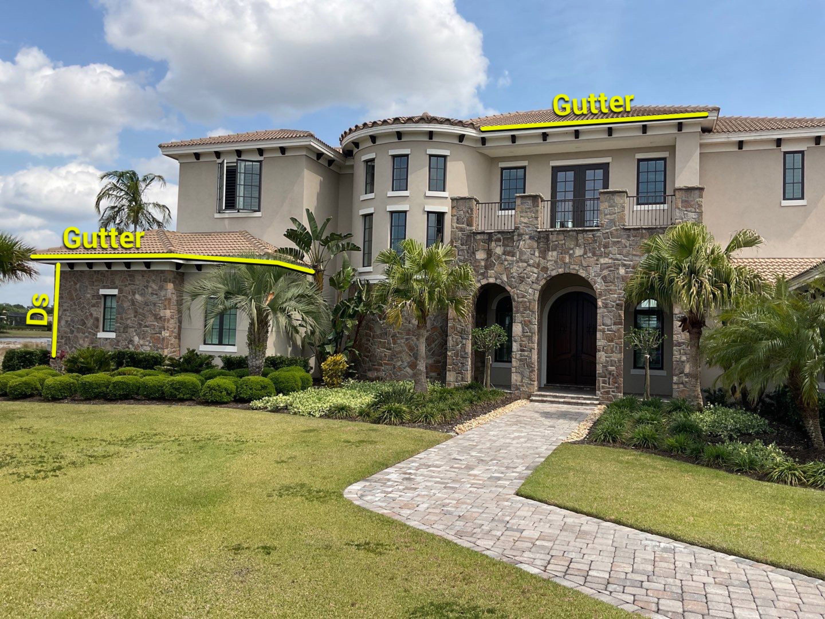 Downspout Installation for Multi-Story Homes in Lakewood Ranch by Gutter Professors