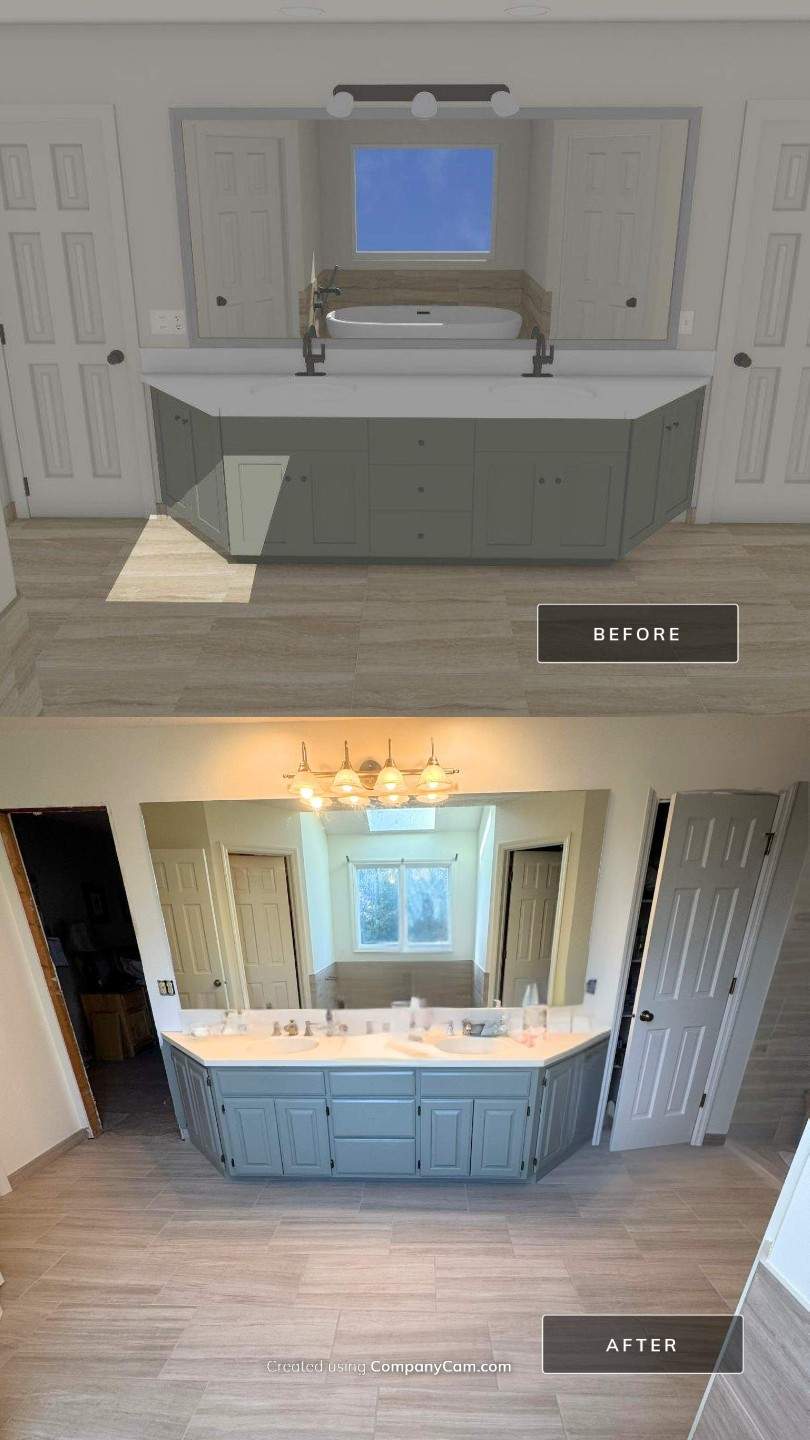 West Omaha Spa-Style Primary Bath Refresh by Bennett Design + Build