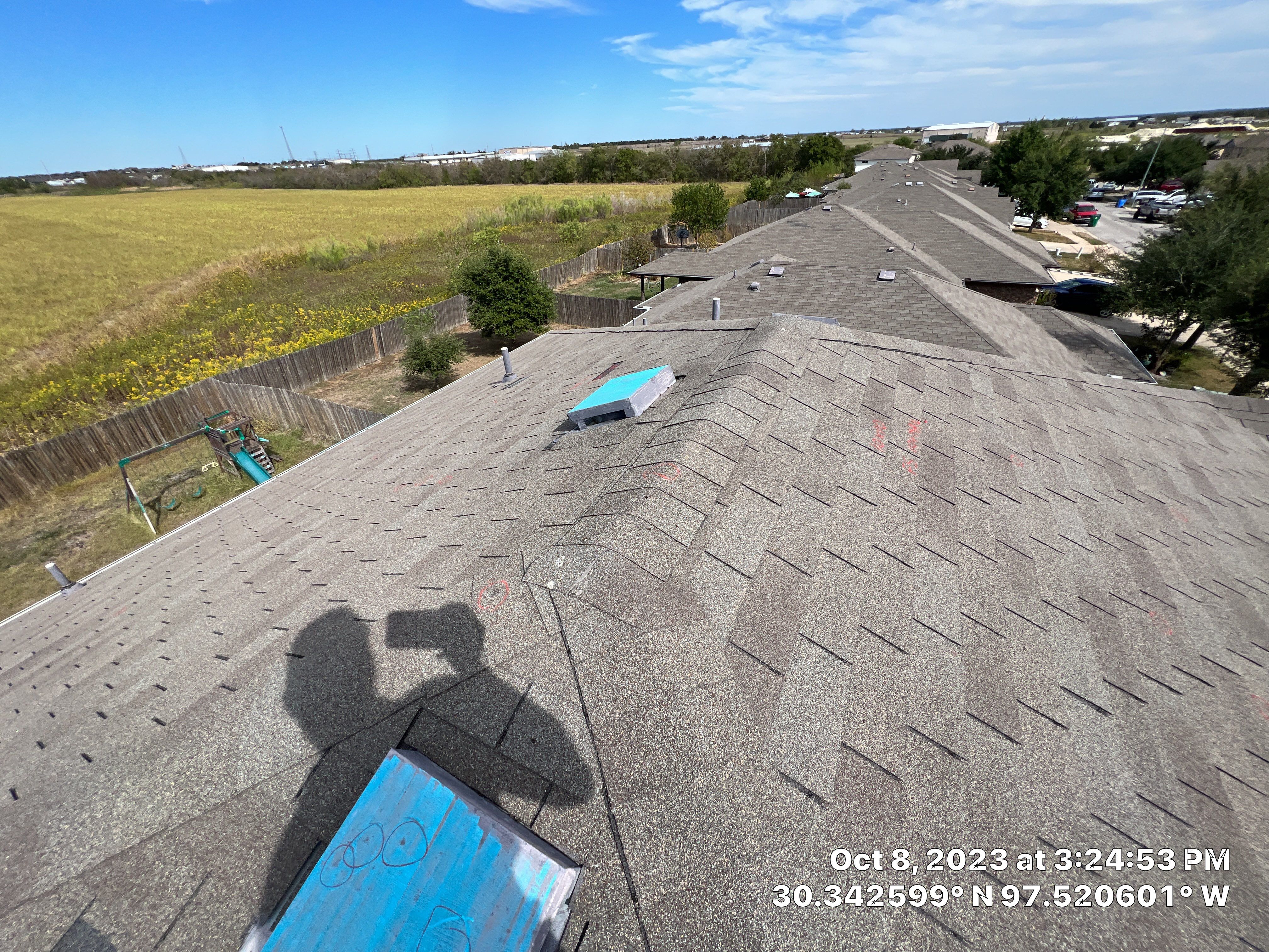 Full Roof Replacement and Hail Damage Restoration in Manor by Caliber Restoration LLC