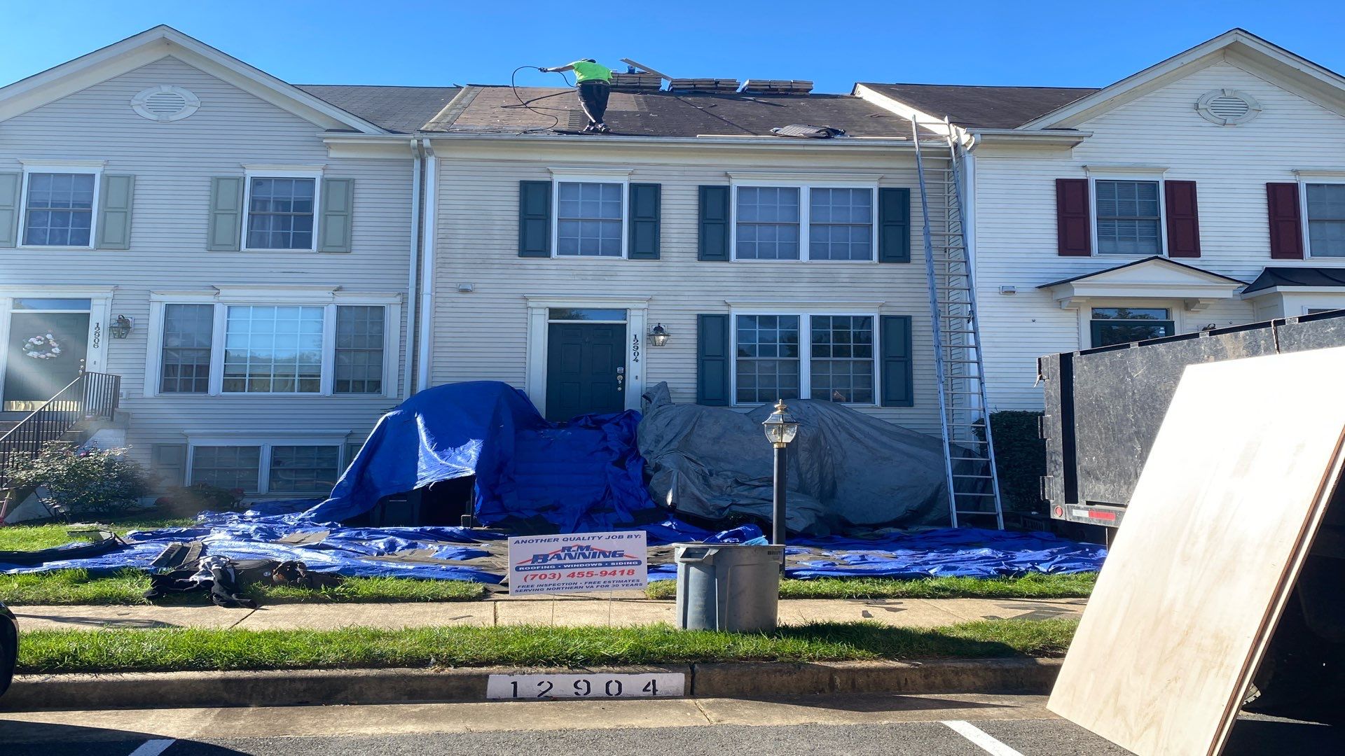 Woodbridge: Residential Roof Replacement with CertainTeed Landmark Pro Designer Shingles in Max Def Georgetown Gray by RM Banning, Inc.