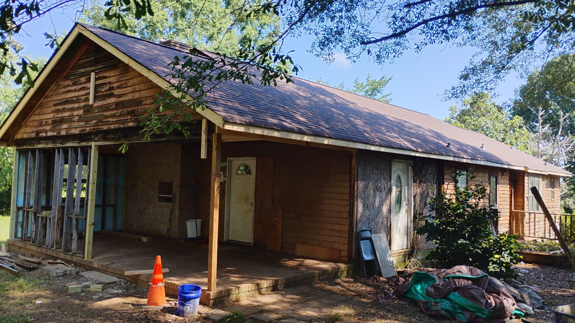 Syler roofing job by BROCK BUILDERS