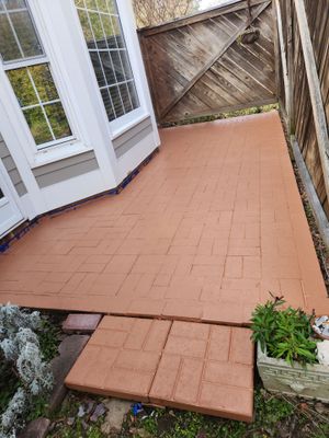 Stamped Concrete using AcryFin