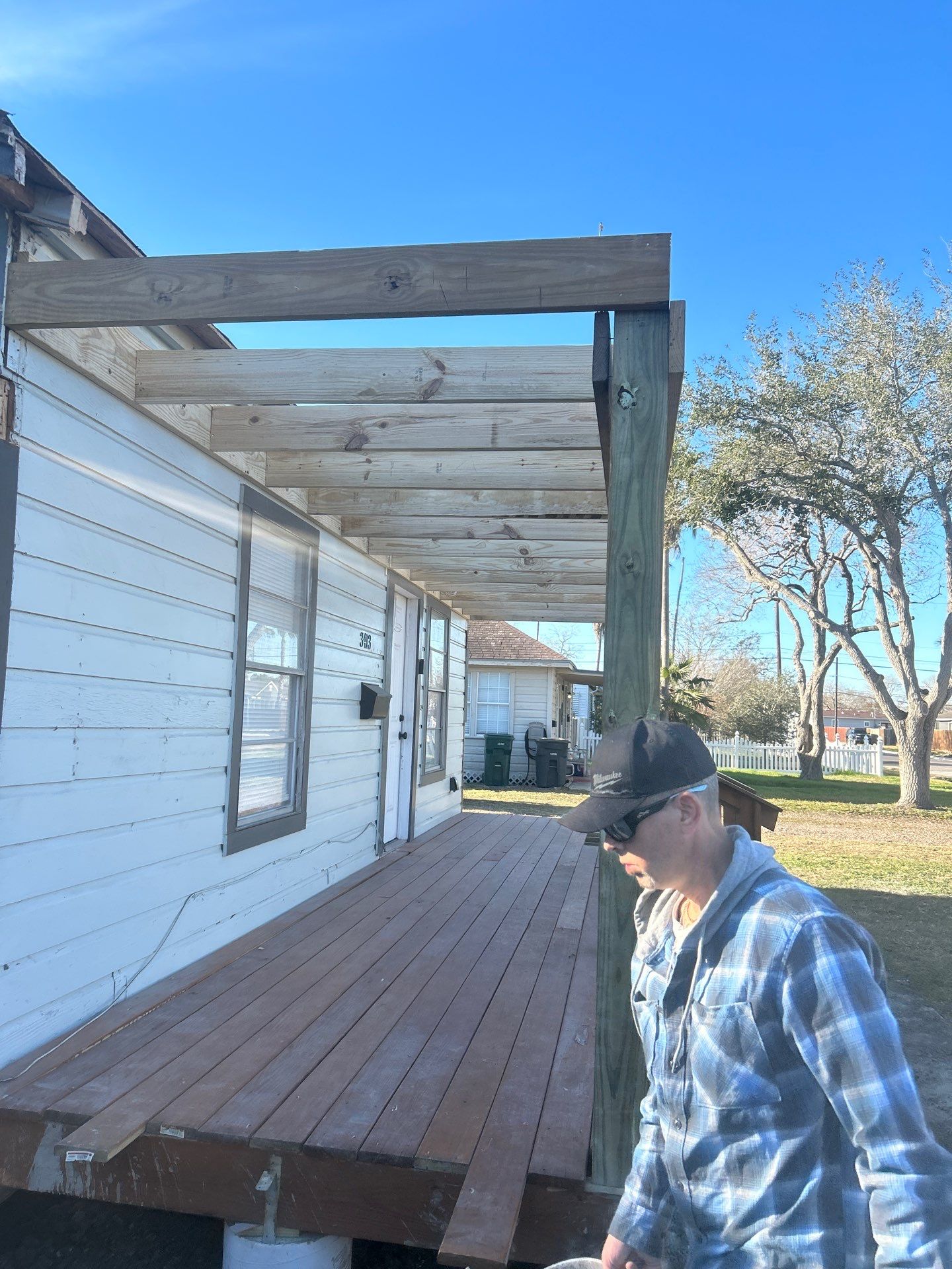 Over Engineered Patio by Bayfront Roofing and Construction