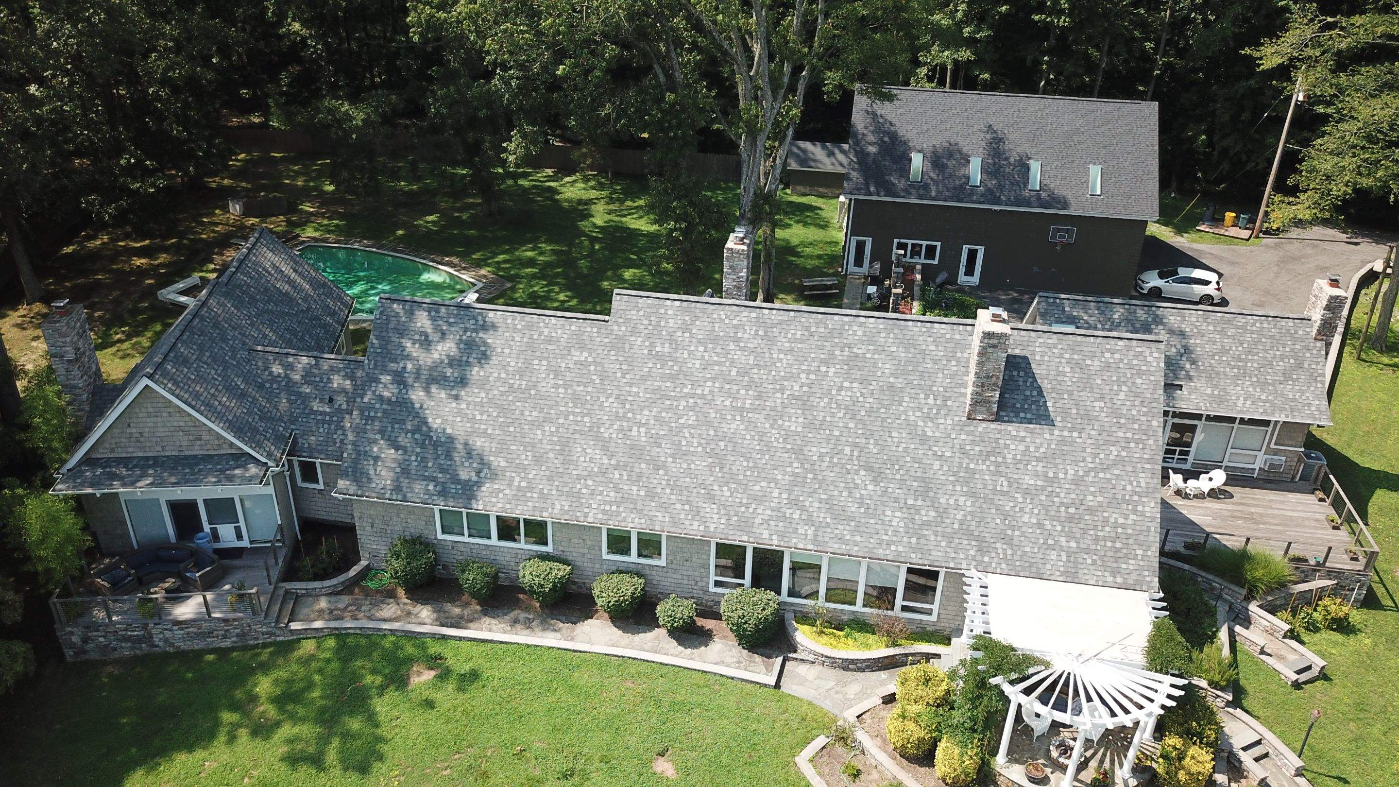 Roof Replacement using IKO Dynasty by American Home Contractors