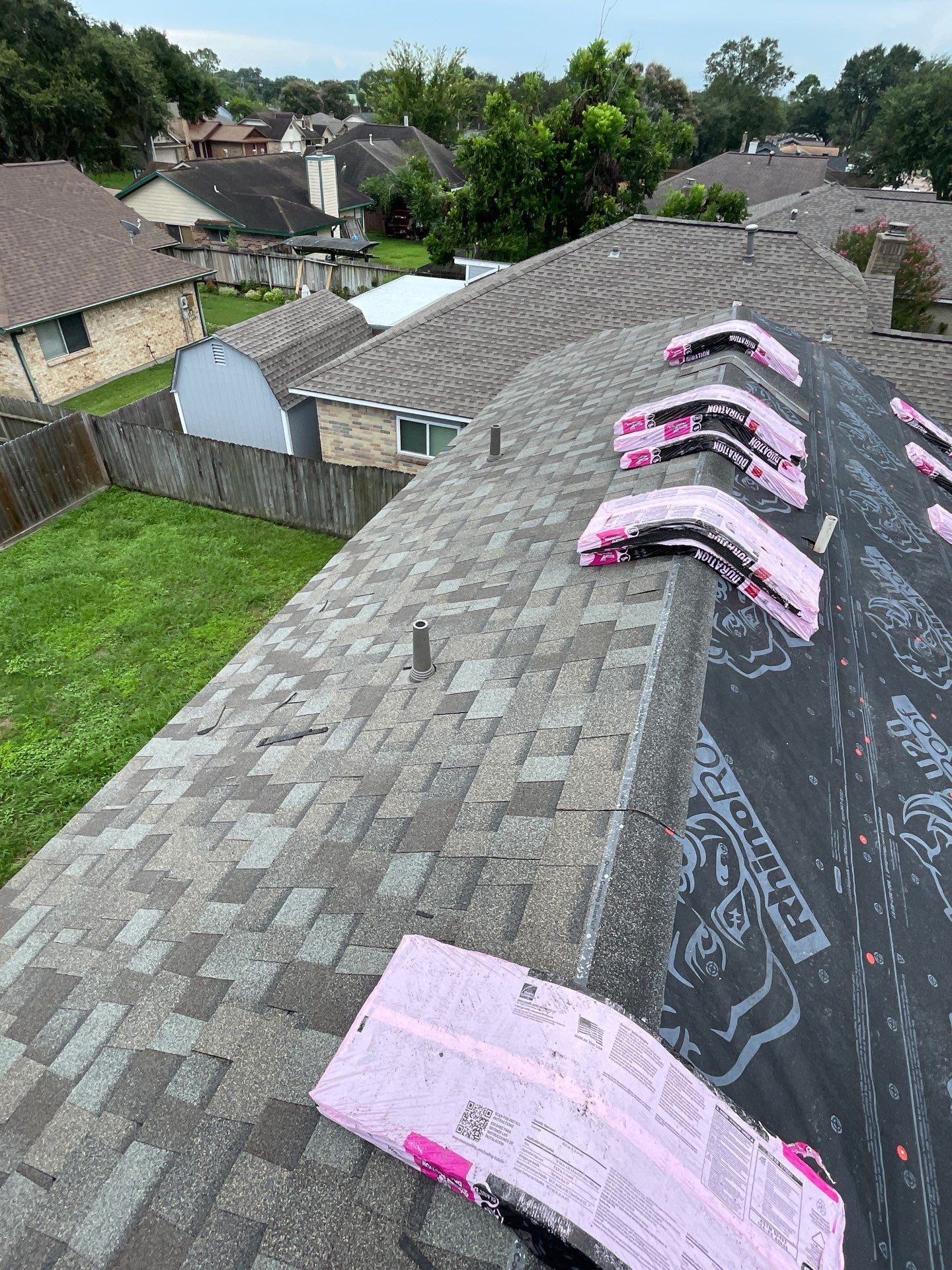 Residential Roofing Repair using Owen's Corning Duration (Lifetime) Shingles by Roof Repair Services LLC